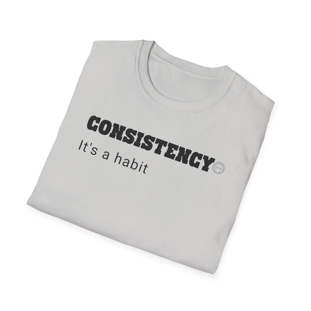 CONSISTENCY Habit T Shirt| Minimalist Self Respect| Emotional Wellness Tee | Clarity Apparel | Motivational Lifestyle Shirt | Locked In