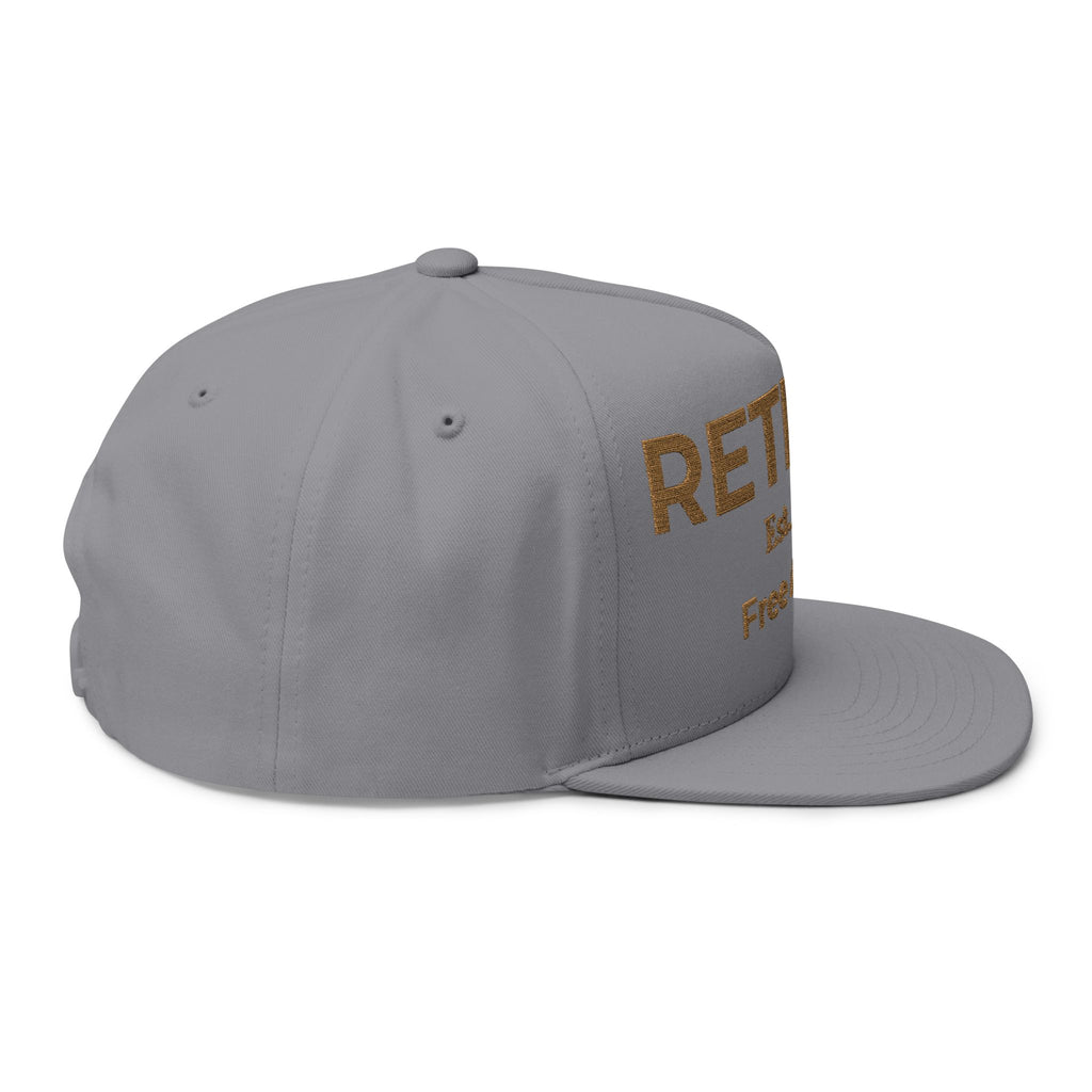 Retired Est. 2026 Free At Last Cap | Embroidered Flat Bill Snapback