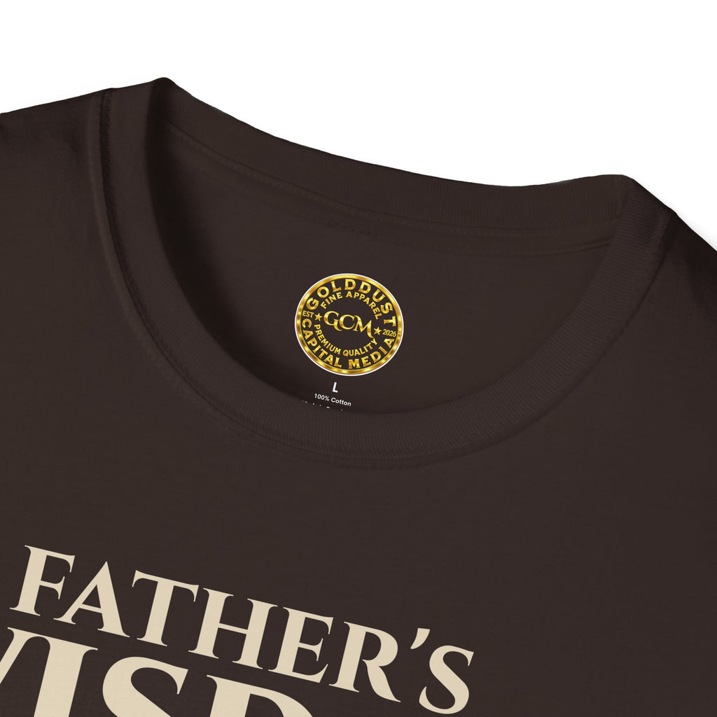 Fathers Wisdom Bible Verse T-Shirt | Proverbs 20:7 Christian Scripture Gift for Dad | Religious Scripture Tee | Godly Legacy Shirt