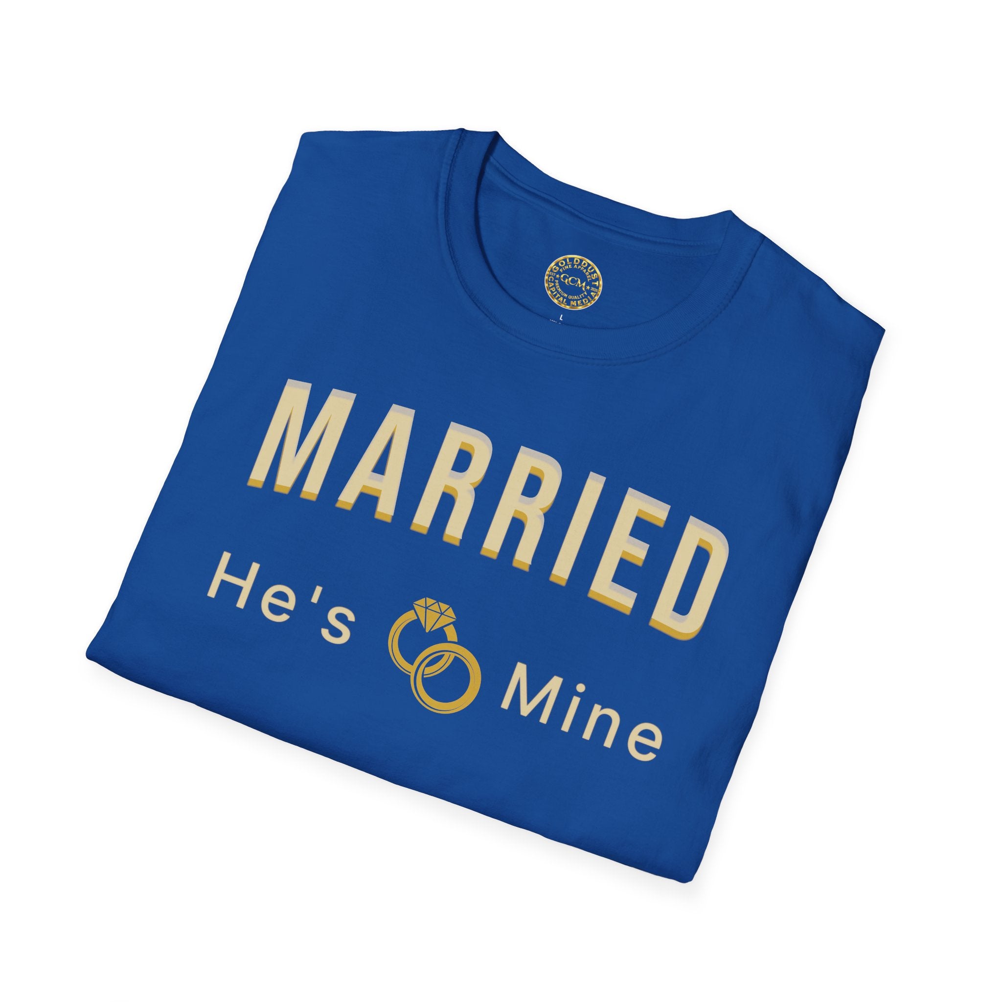 He's Mine Married T-Shirt | Wedding Milestone Tee | Bride Tee