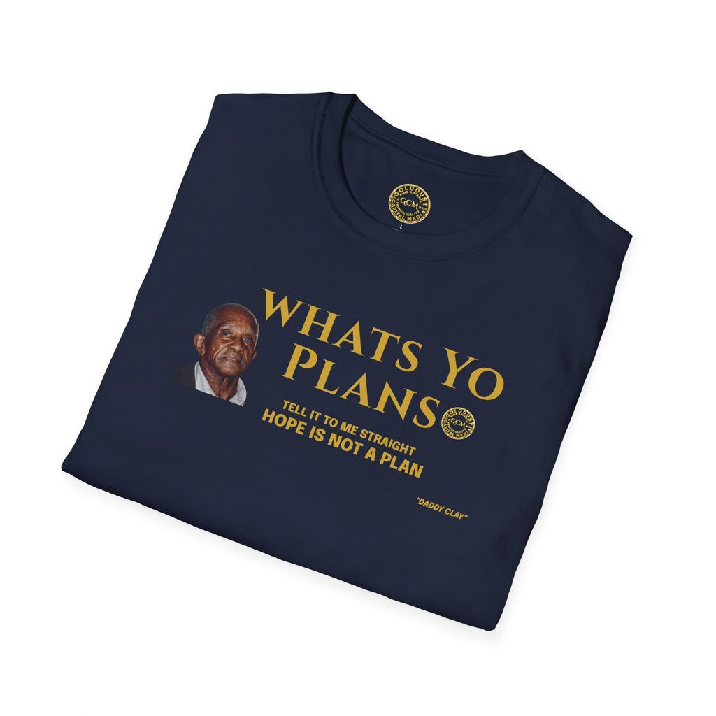What Is Your Plan? Quote T-Shirt | Minimalist Financial Wisdom Tee | Peace, Discipline & Legacy Apparel | Motivational Money Mindset Shirt