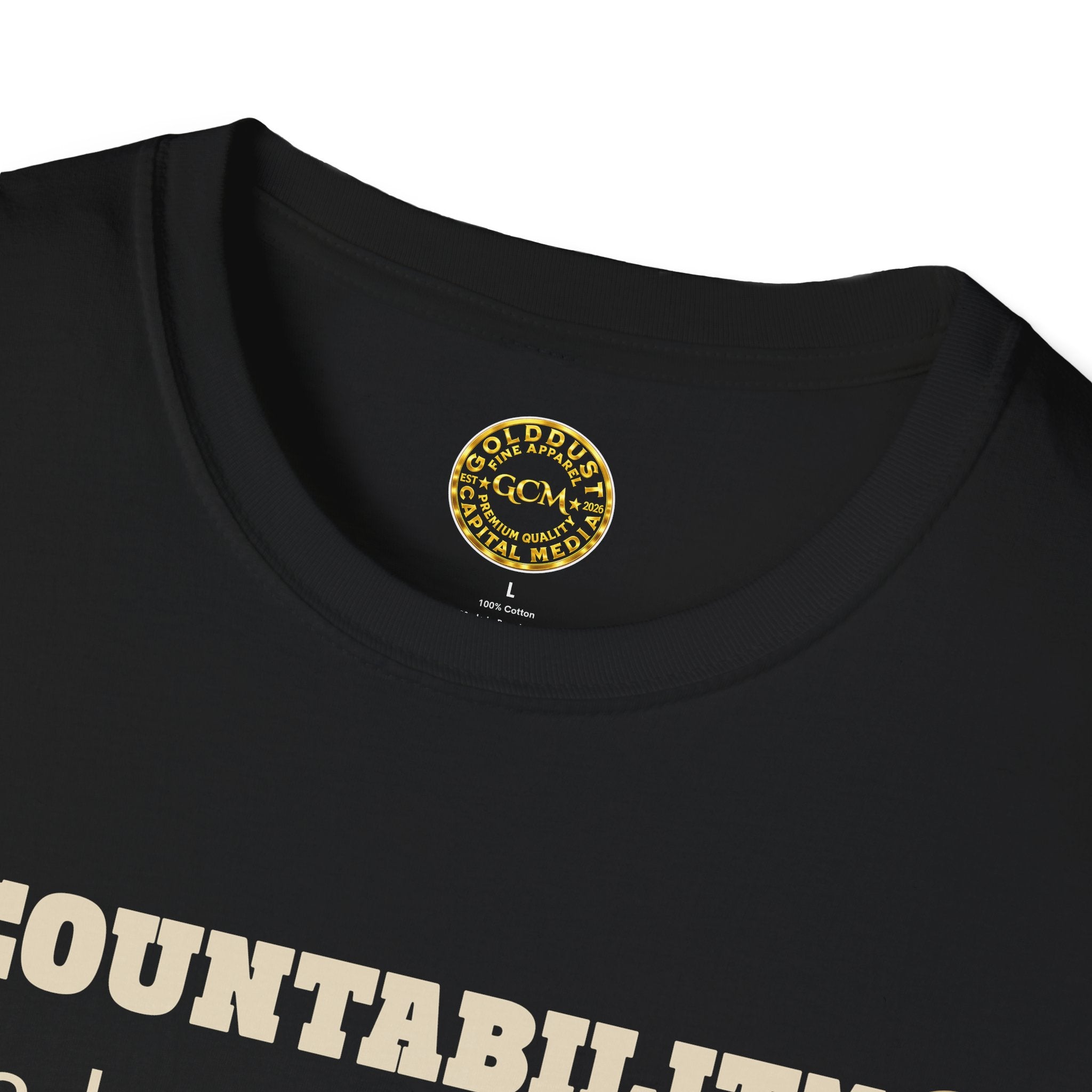 Accountability Habit Tee | Ownership Mindset Shirt | High Standards Motivation | Minimalist Premium Apparel | Locked In Collection