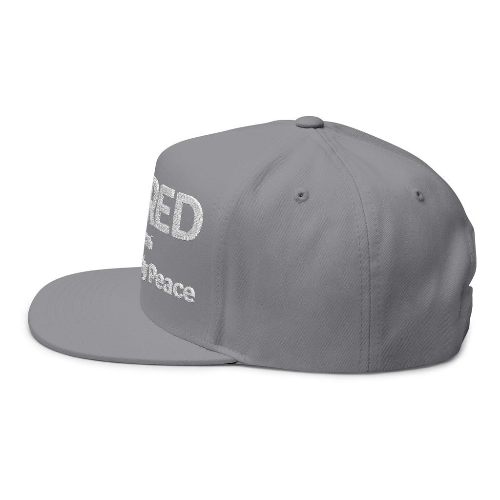 Retired 2026 Hat | Enjoying My Peace Cap | Retirement Gift for Women & Men | Flat Bill Snapback | Vintage Cotton Twill Embroidered Hat