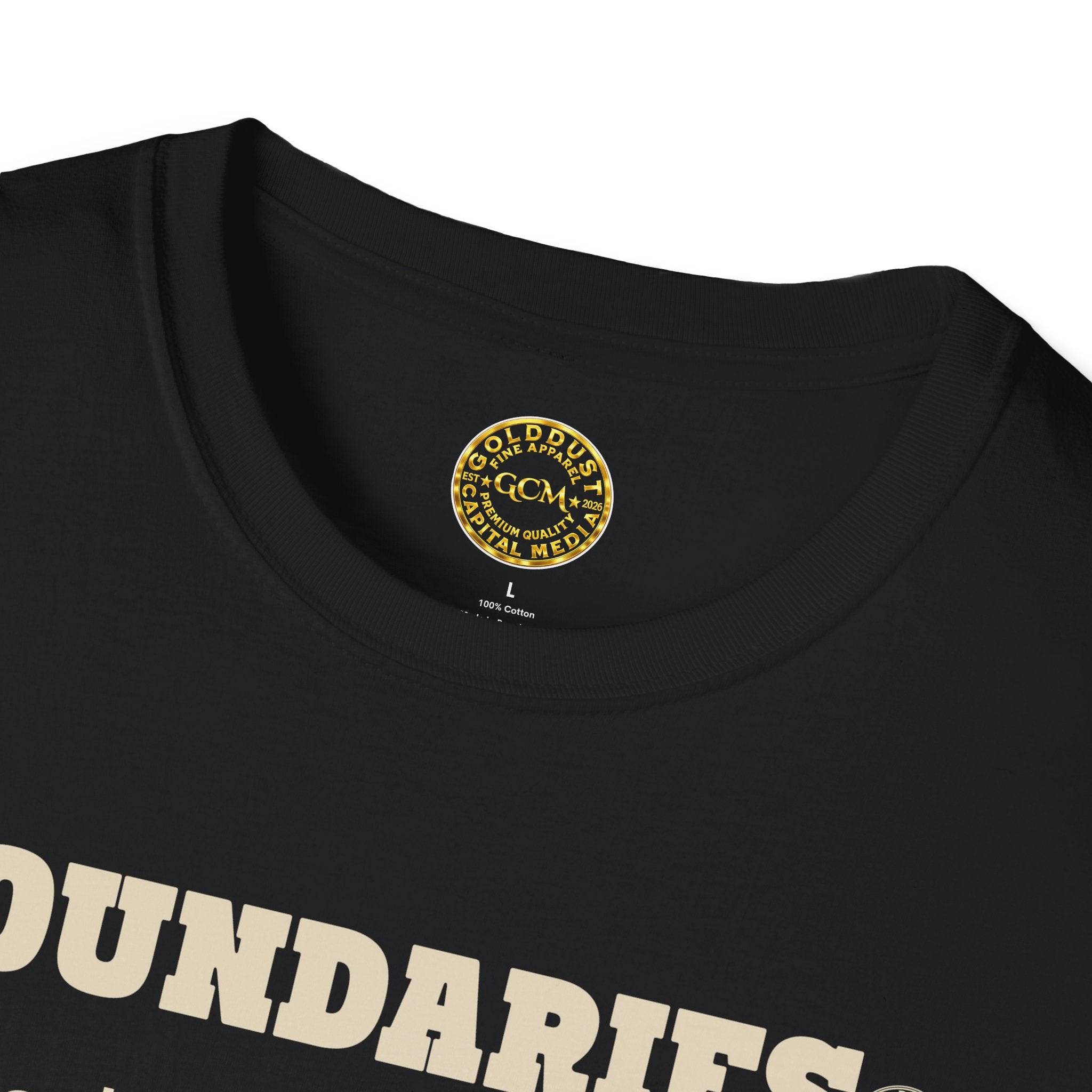 BOUNDARIES Habit | Minimalist Self Respect Tee | Emotional Wellness Clarity Apparel | Motivational Lifestyle Shirt | Locked In Collection