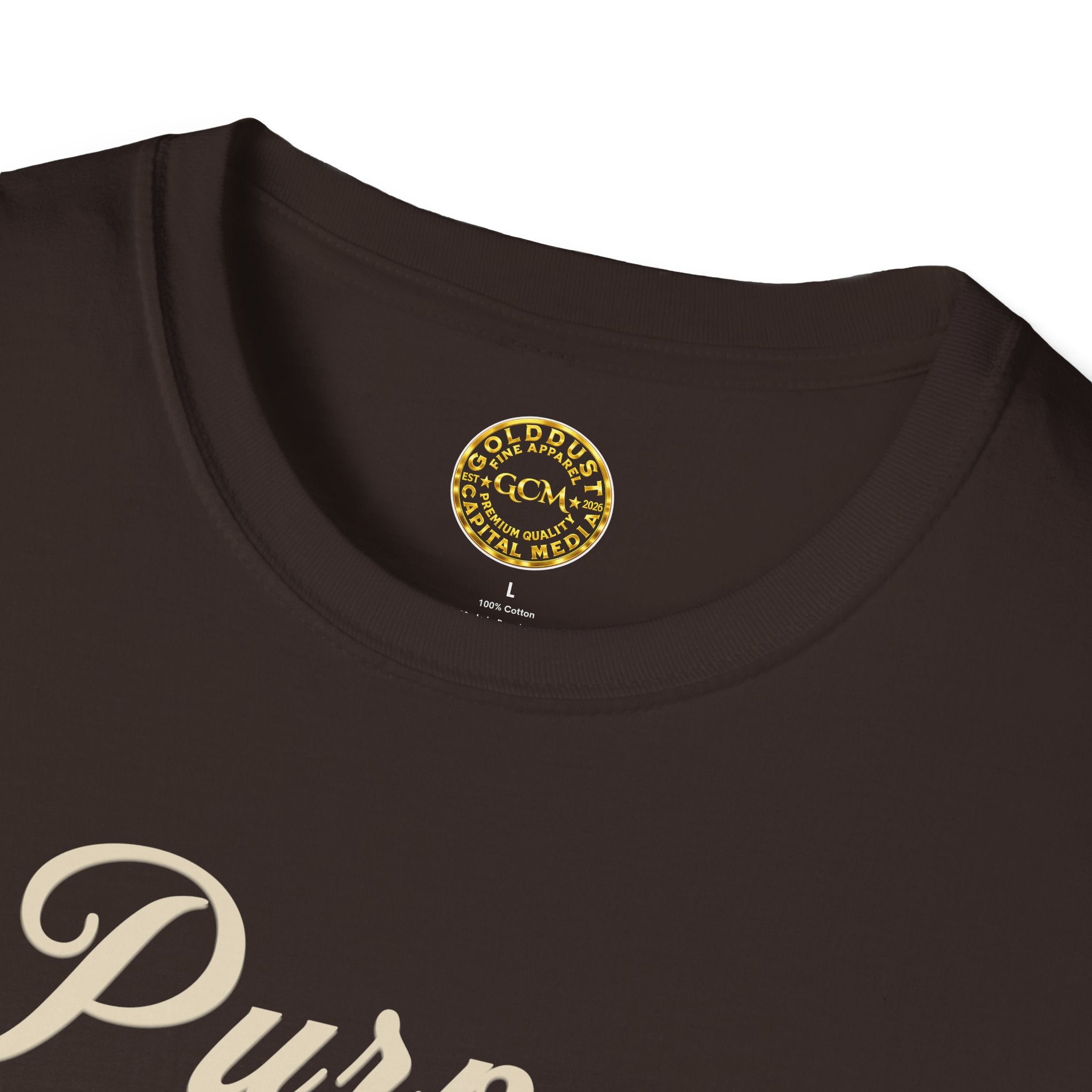 Aligned Living Mindset Tee | Purpose Over Pleasure | Self Growth Shirt for Discipline, Focus and Intentional Living | Inspirational Quote