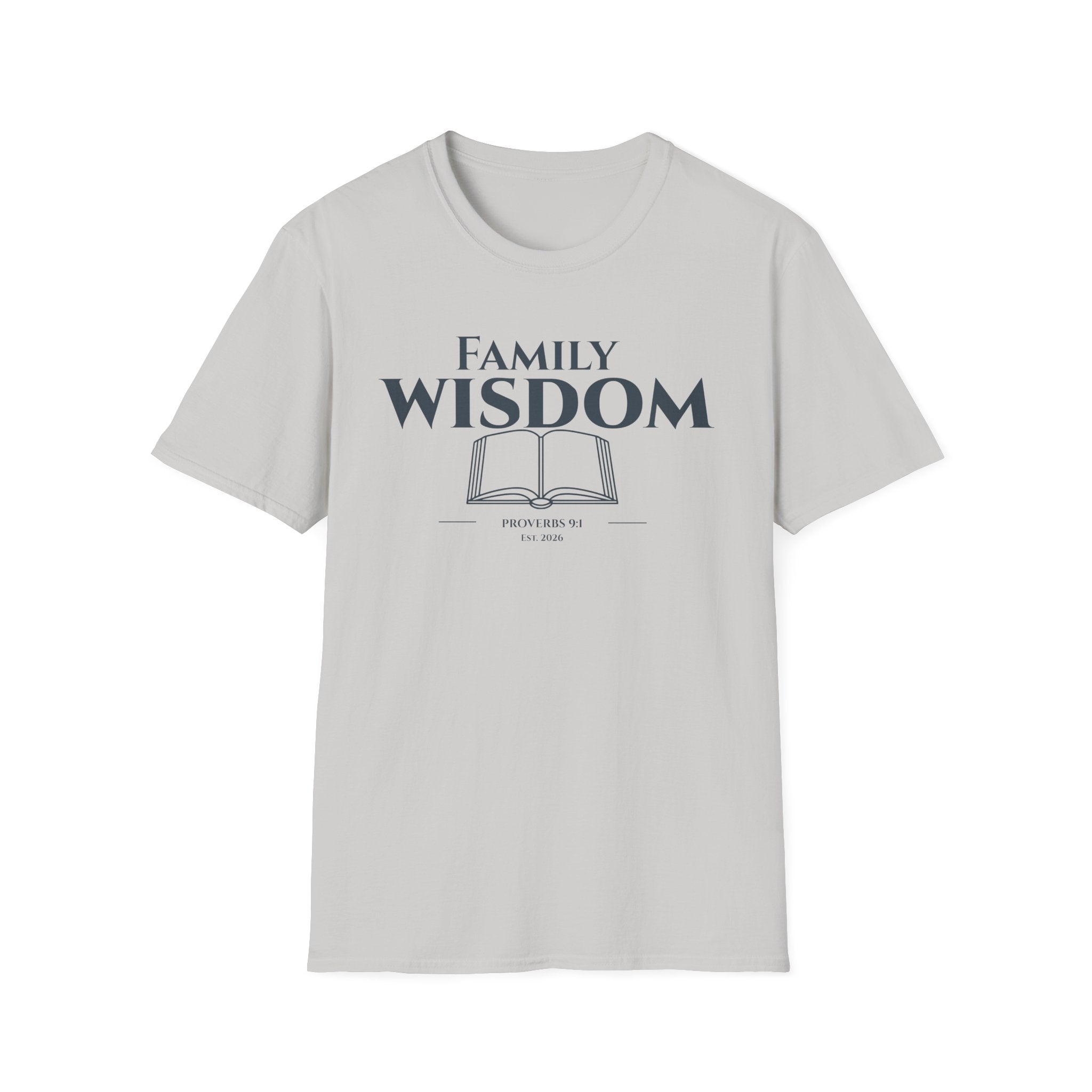 Family Wisdom Bible Verse | Proverbs 9:1 Pillars of Wisdom Tee | Faith Based Scripture Apparel for Families