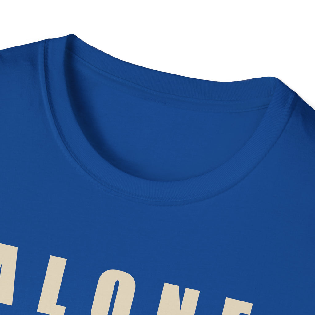 New Season Reflection Tee | Alone What's Your Plans | Minimalist Life Event Shirt for Personal Growth | Intentional Living