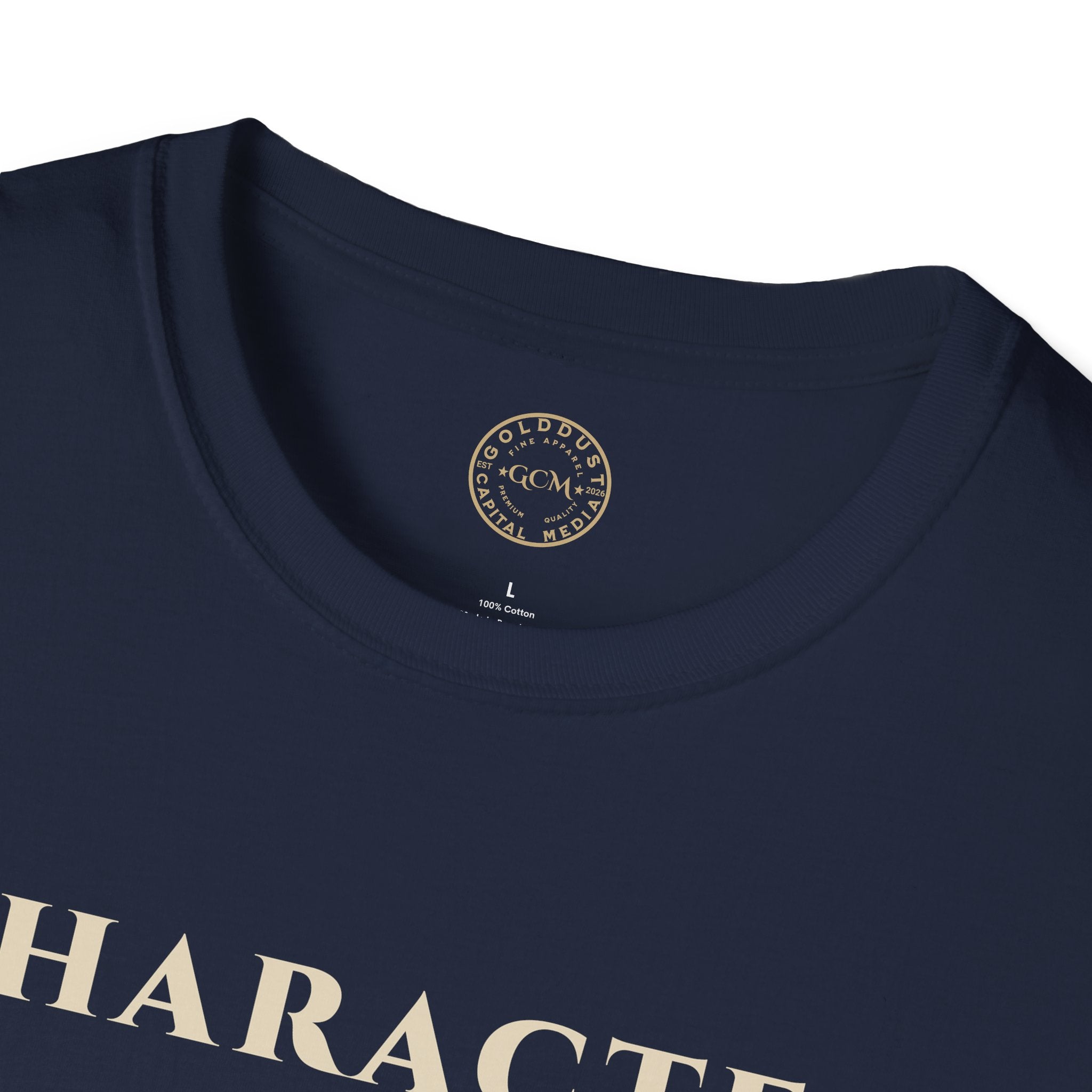 Character T-Shirt — "Disciplined • Focused • Patient" Inspirational Tee