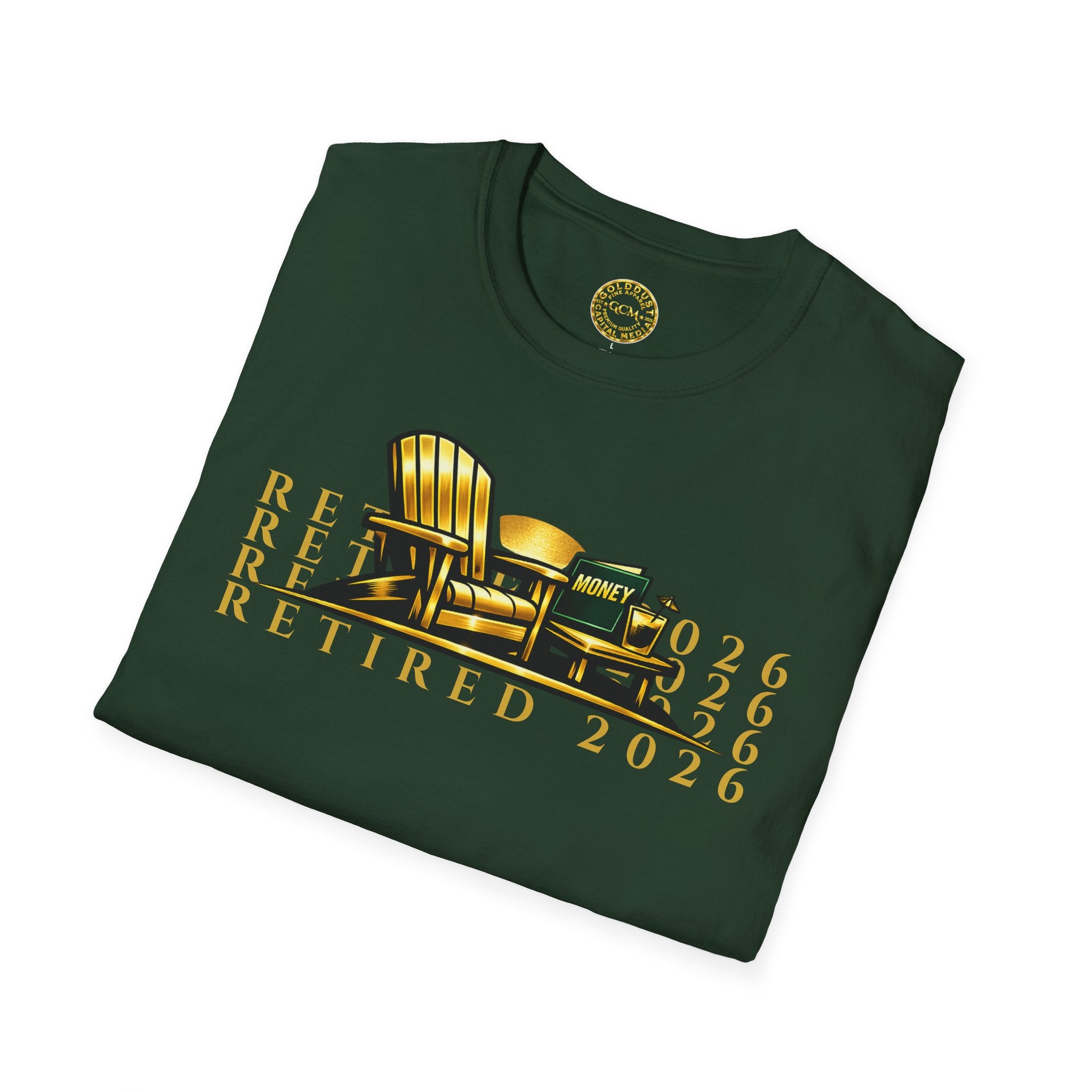 RETIRED 2026 Tee - Shirt | Graphic Vintage Retro Gift | Unique Statement Slogan quote | Retirement milestone gift
