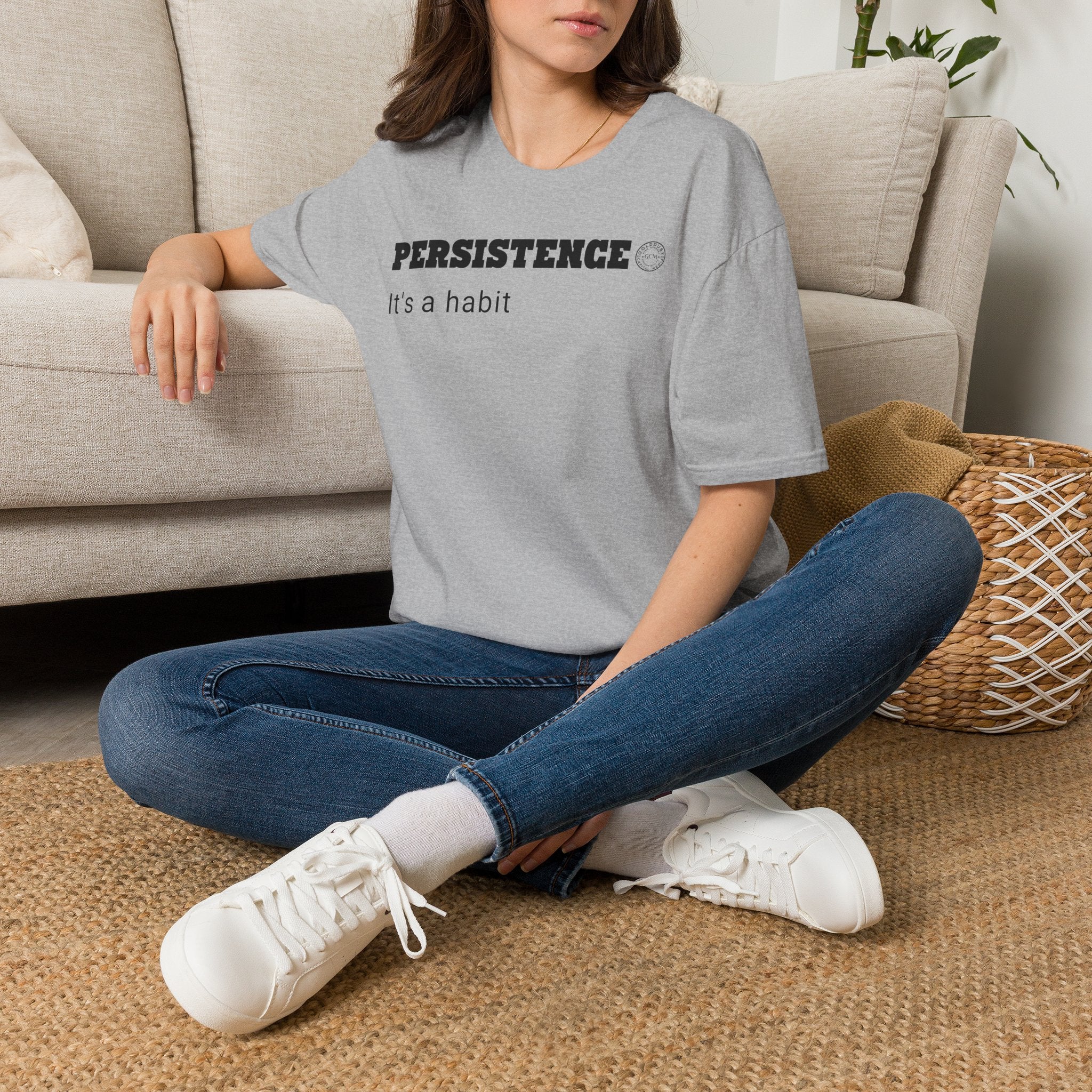 Persistence Habit T-Shirt | Minimalist Self Respect | Emotional Wellness & Clarity Apparel | Motivational Lifestyle Shirt | Locked In Collection