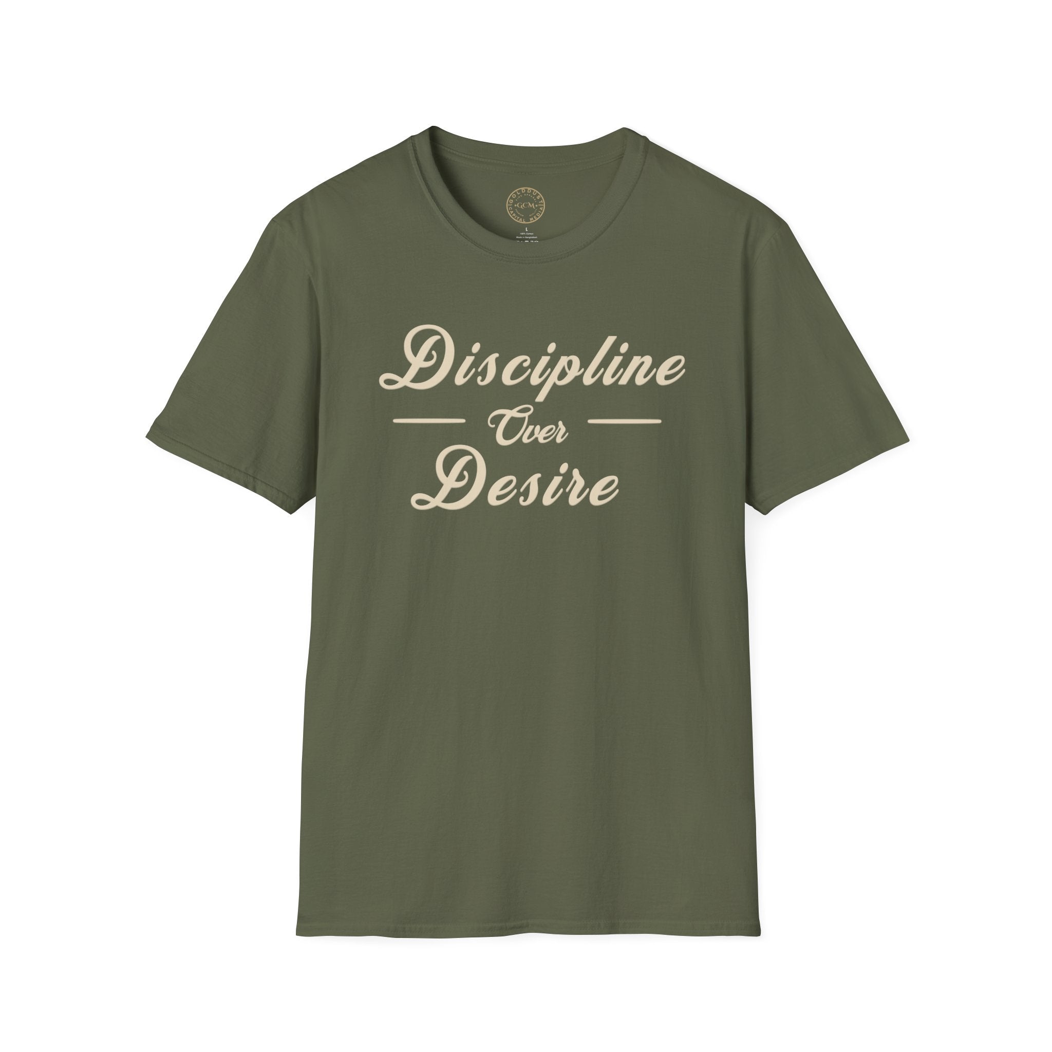 Discipline Over Desire T‑Shirt — Motivational Statement Tee