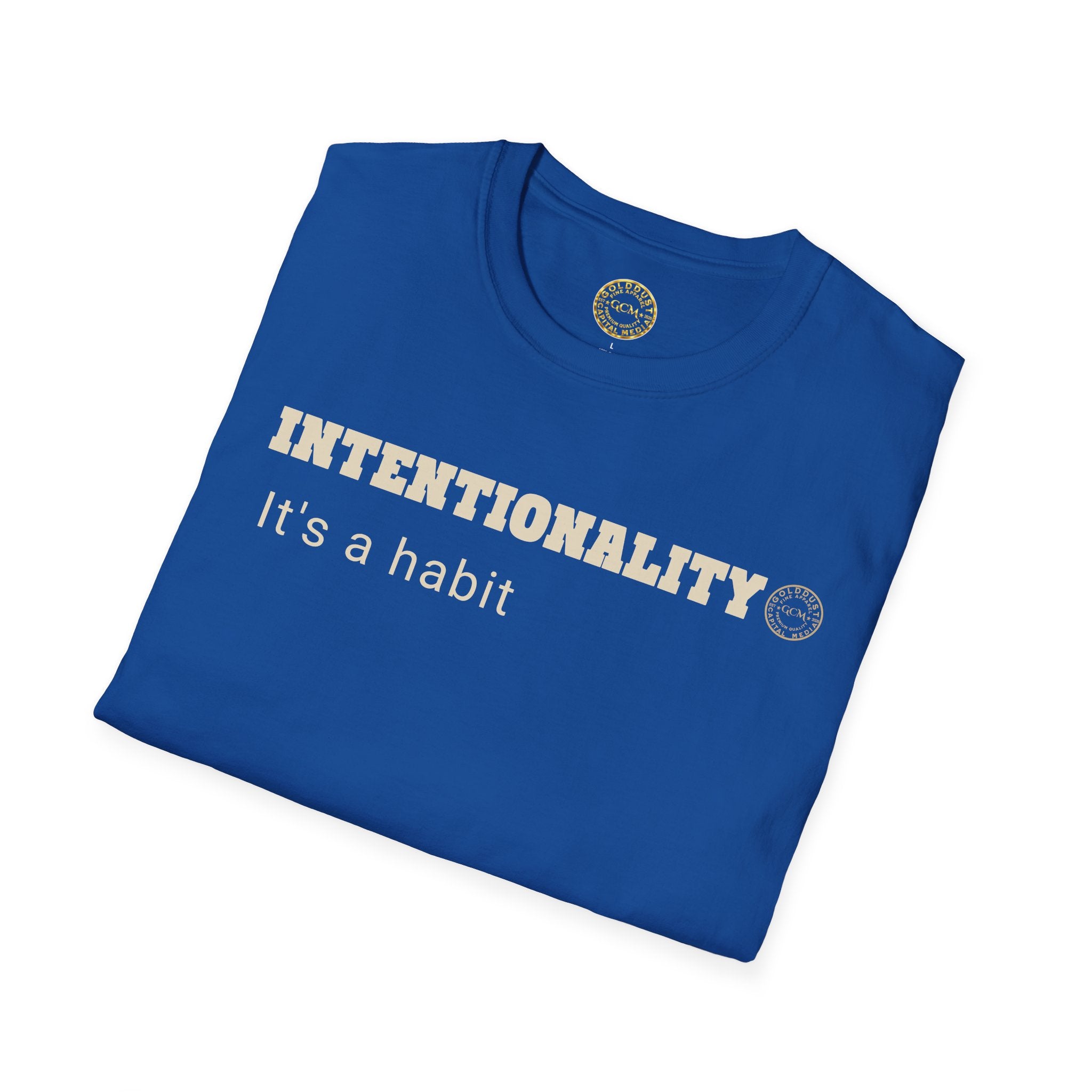 Intentionality Habit Tee | Purpose Driven Mindset Shirt | Daily Focus Motivation | Minimalist Premium Apparel | Locked In Collection