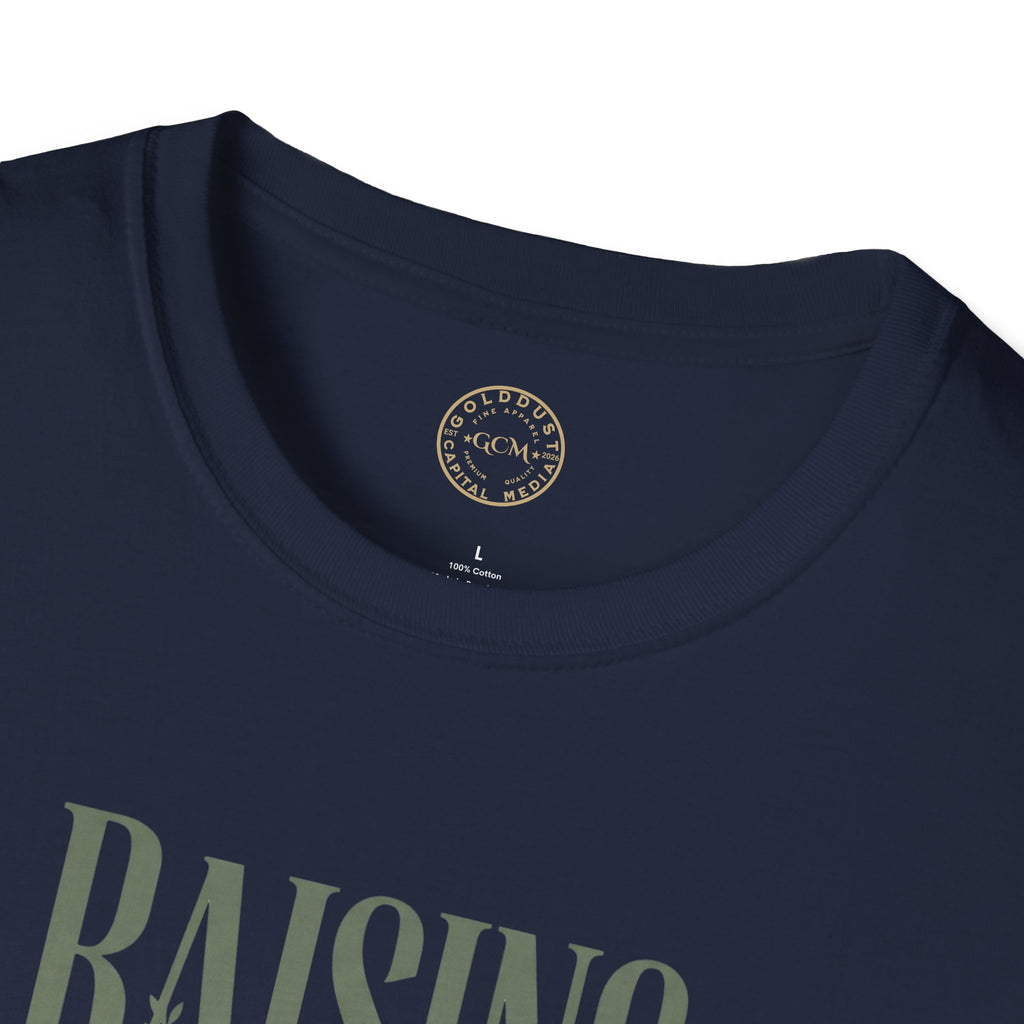 Raising Good Humans T-Shirt | Rooted in Love Parenting Tee  T-Shirt   Golddust Capital Media