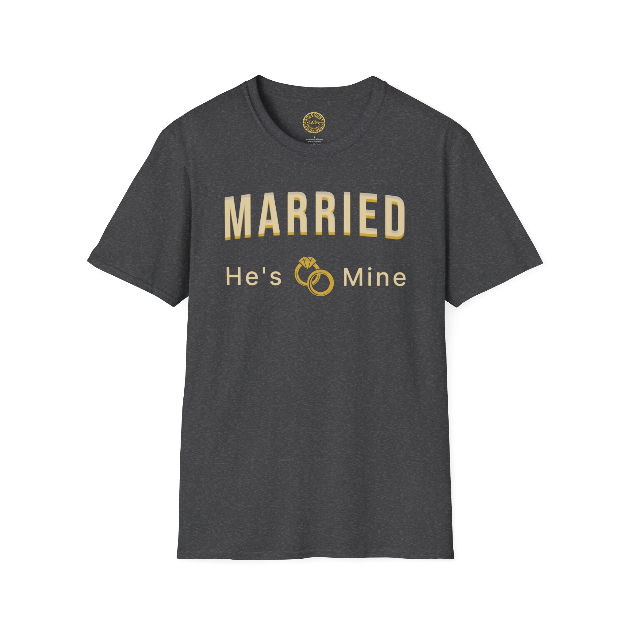He's Mine Married T-Shirt | Wedding Milestone Tee | Bride Tee