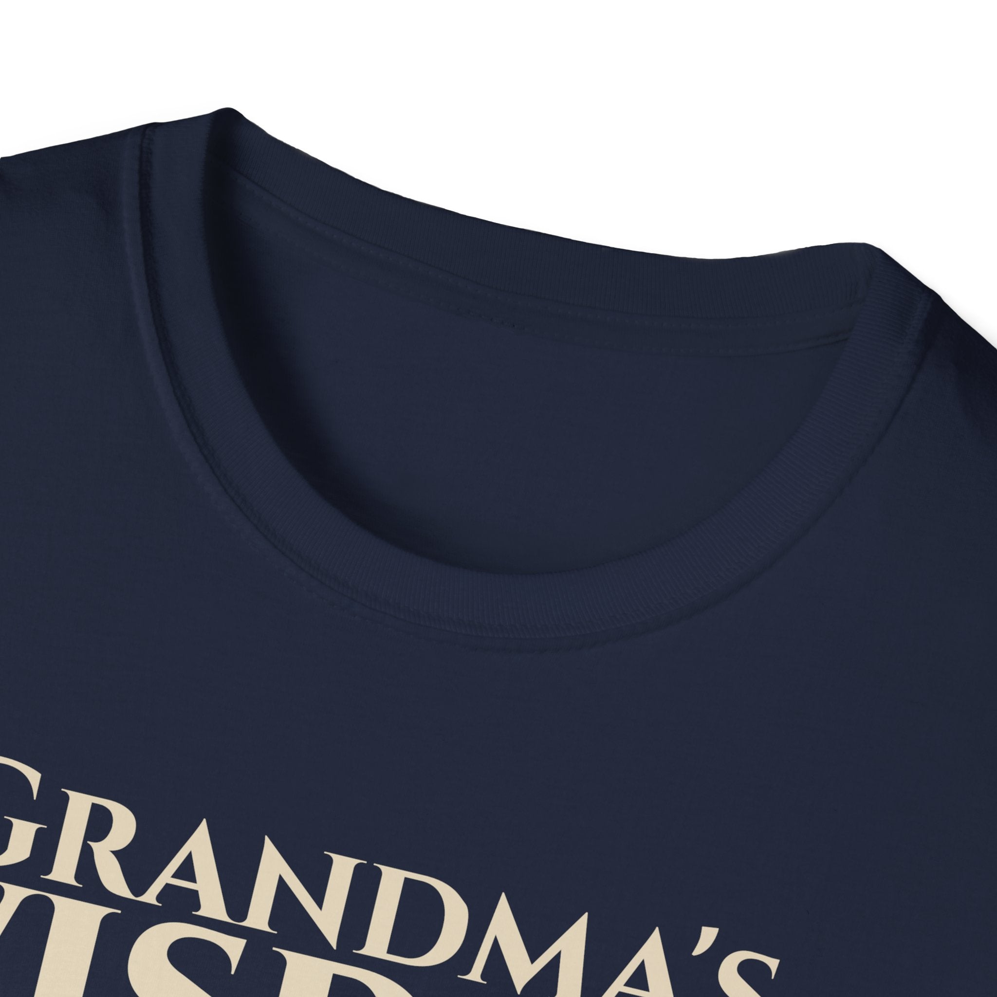 Wisdom of Grandma's Bible Verse T-Shirt - 2 Timothy 1:5 Christian Gift for Nana - Religious Faith Shirt Apparel - Legacy Scripture Tee