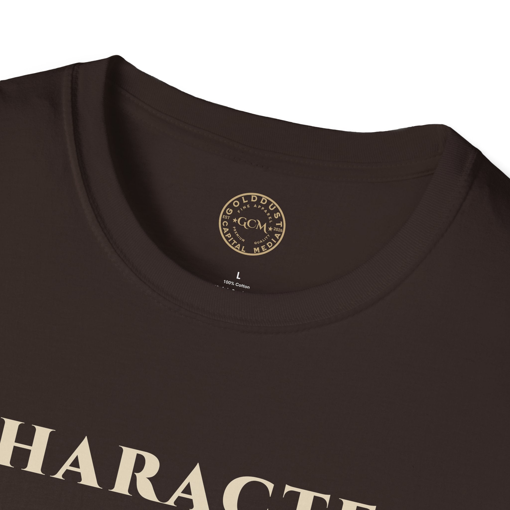 Character T-Shirt — "Disciplined • Focused • Patient" Inspirational Tee