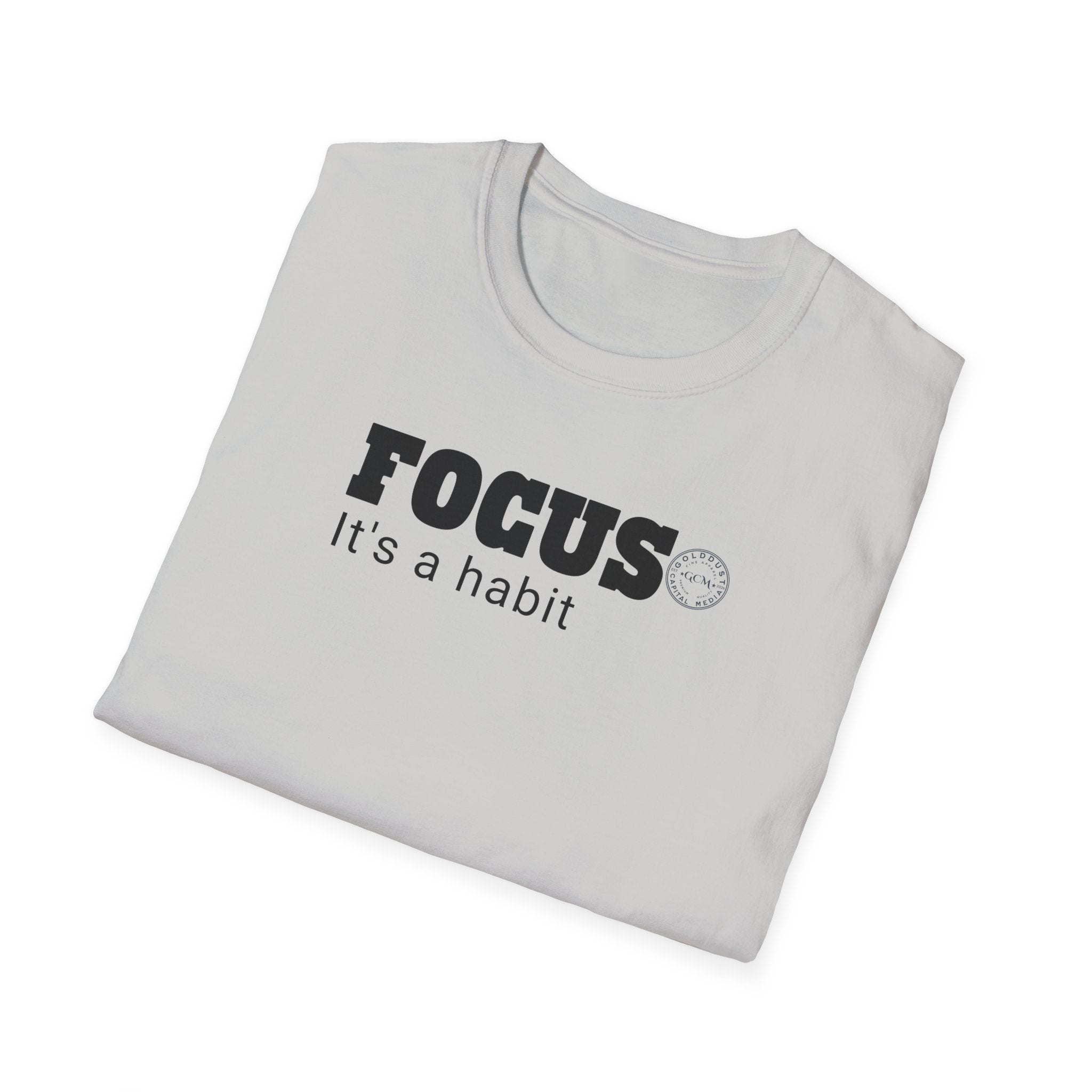 FOCUS Habit T Shirt| Minimalist Self Respect| Emotional Wellness | Clarity Apparel | Motivational Lifestyle Shirt | Locked In Collection