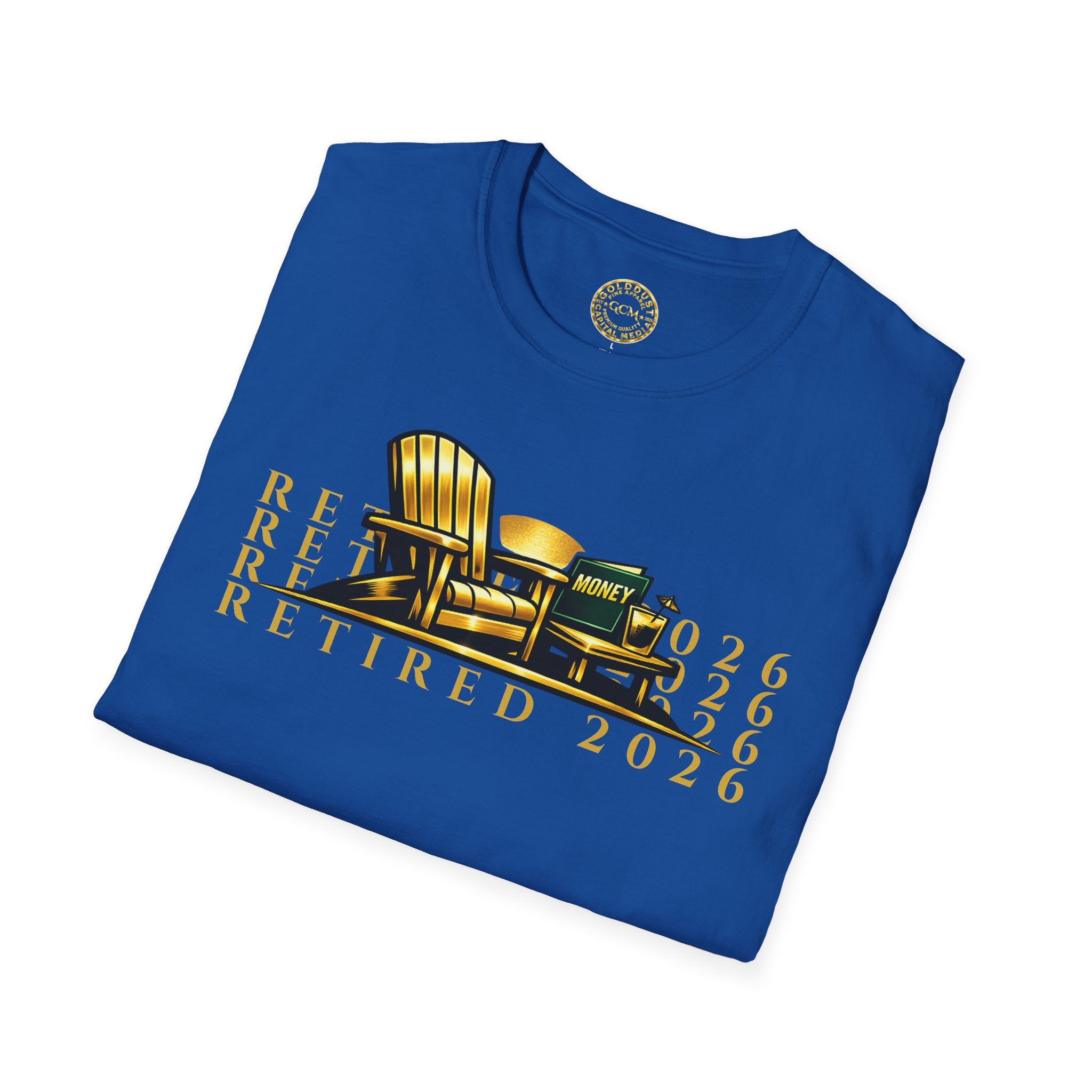 RETIRED 2026 Tee - Shirt | Graphic Vintage Retro Gift | Unique Statement Slogan quote | Retirement milestone gift