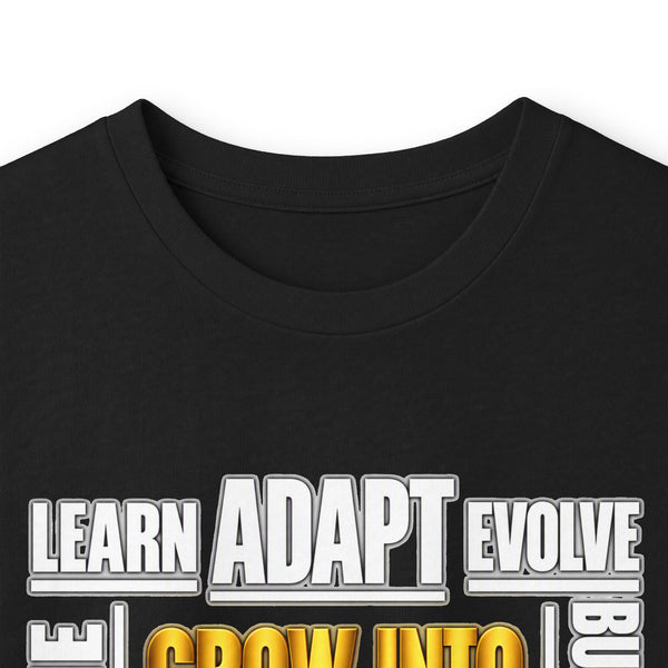 Grow Into Your Greatness Motivational Long Sleeve Tee  Long-sleeve   Golddust Capital Media