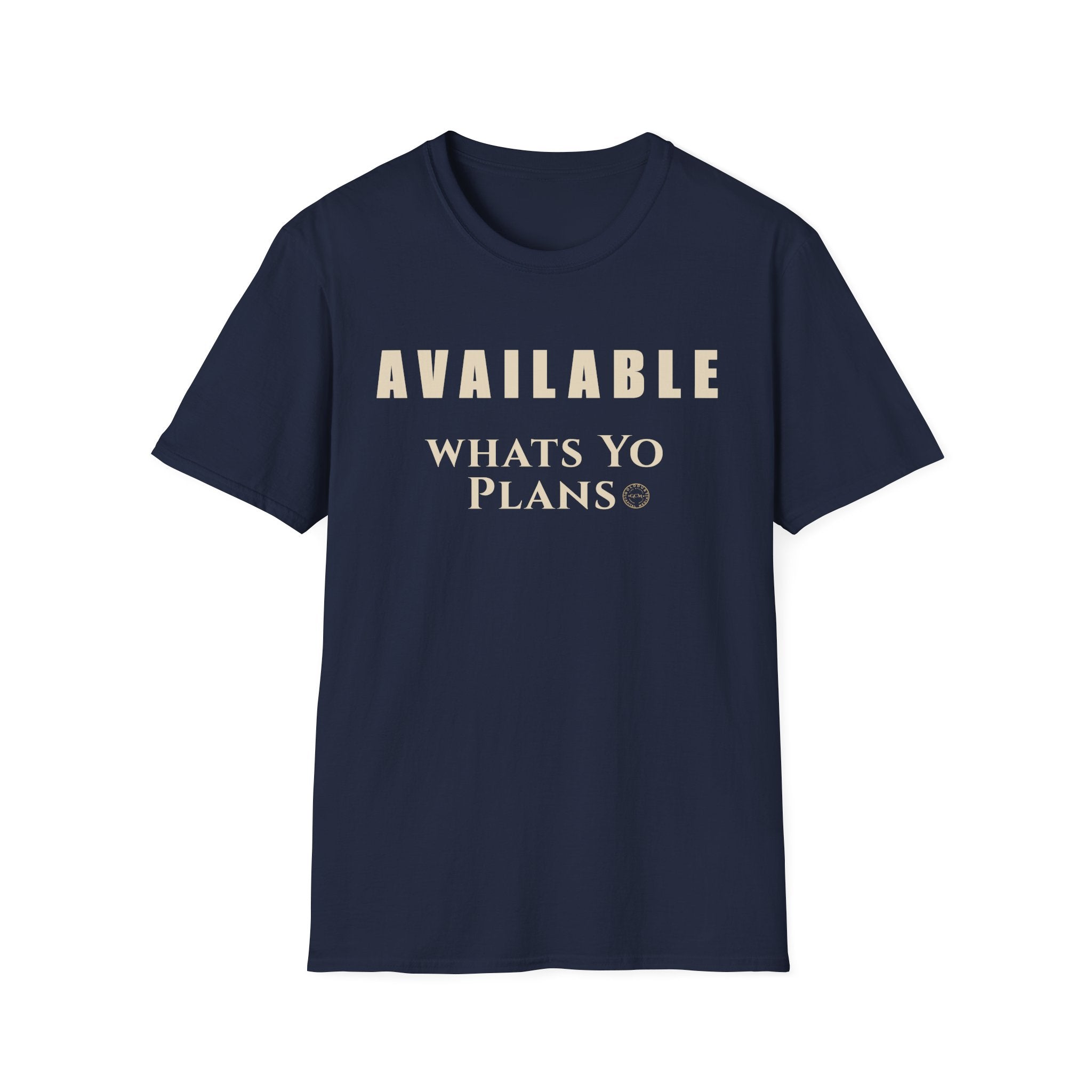 New Chapter Ready Tee | Available What's Your Plans | Funny Text Tee | Minimalist Life Event Shirt for Growth, Healing Intentional Living