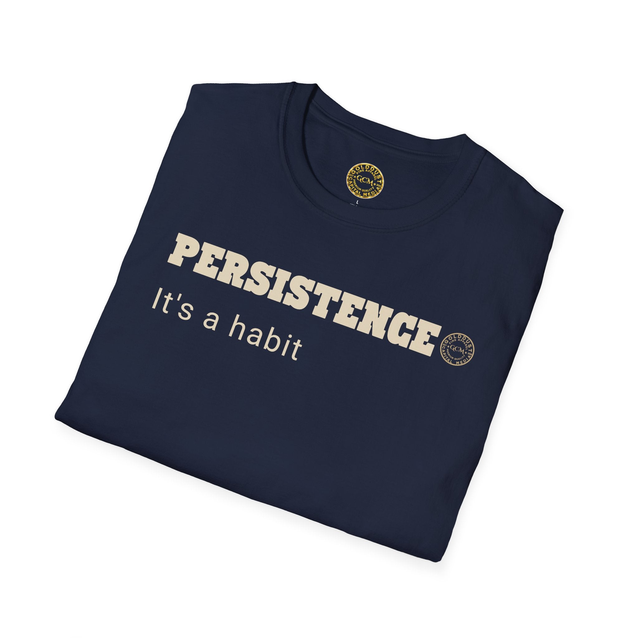 Persistence Habit T-Shirt | Minimalist Self Respect | Emotional Wellness & Clarity Apparel | Motivational Lifestyle Shirt | Locked In Collection