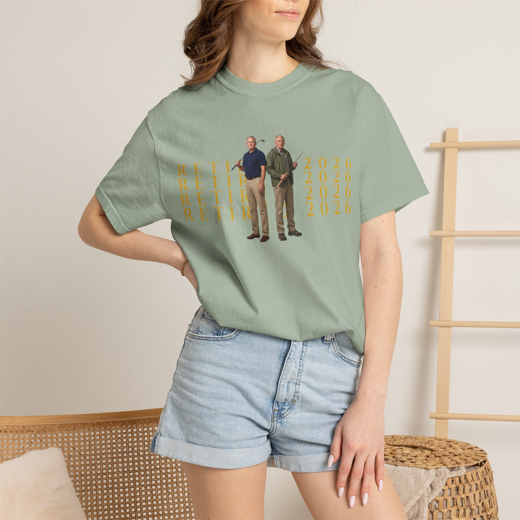 Retired 2026 Personalized Photo Tee | Retirement Celebration Shirt