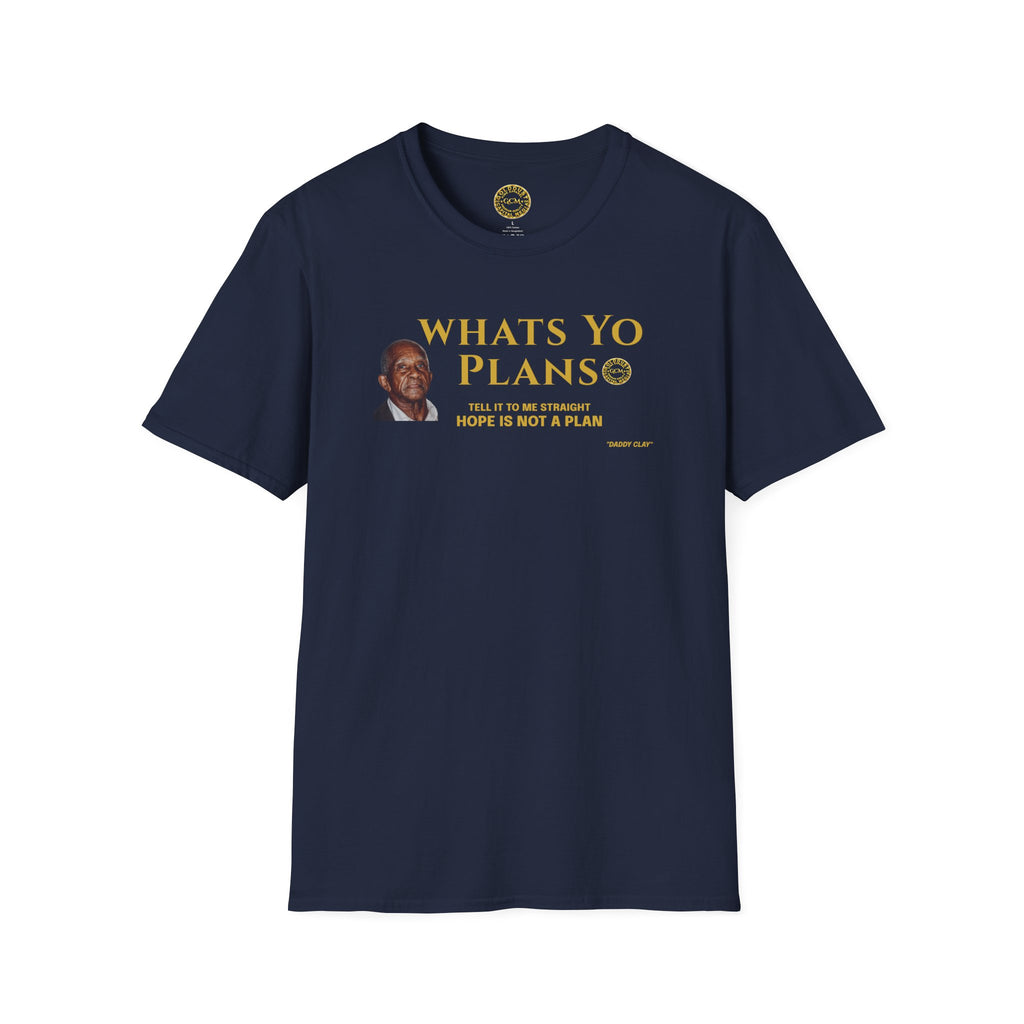 What Is Your Plan? Quote T-Shirt | Minimalist Financial Wisdom Tee | Peace, Discipline & Legacy Apparel | Motivational Money Mindset Shirt