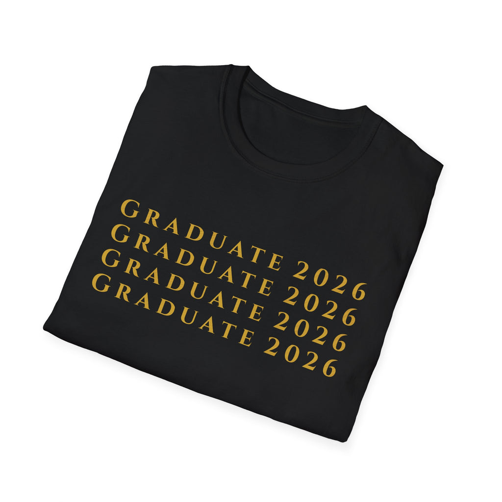 2026 Graduate Minimalist Text T-Shirt | Class of 2026 |  Gift