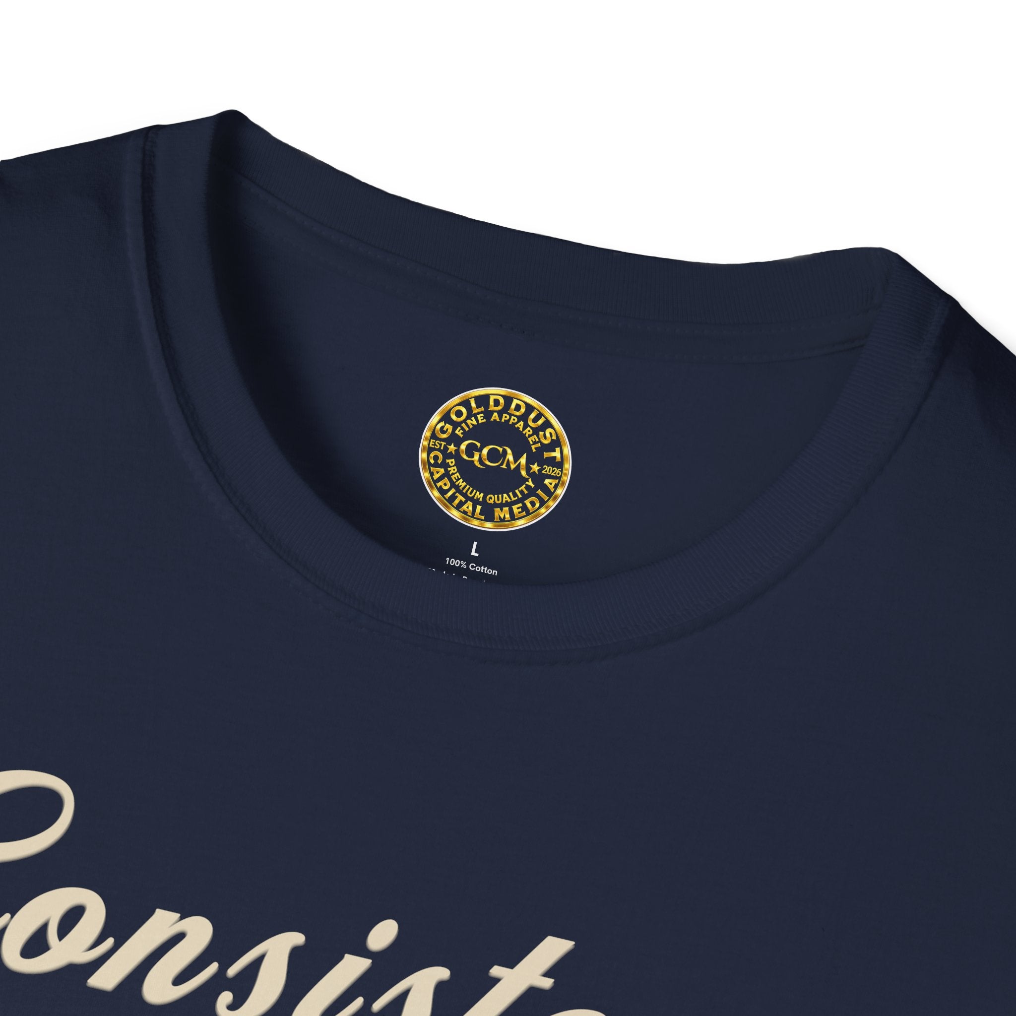 Steady Growth Mindset Tee | Consistency Over Chaos | Minimalist Self Mastery Shirt for Discipline, Focus and Intentional Living