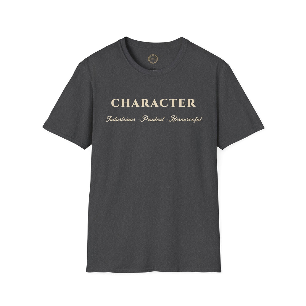Character T-Shirt | Industrious • Prudent • Resourceful | Inspirational Tee