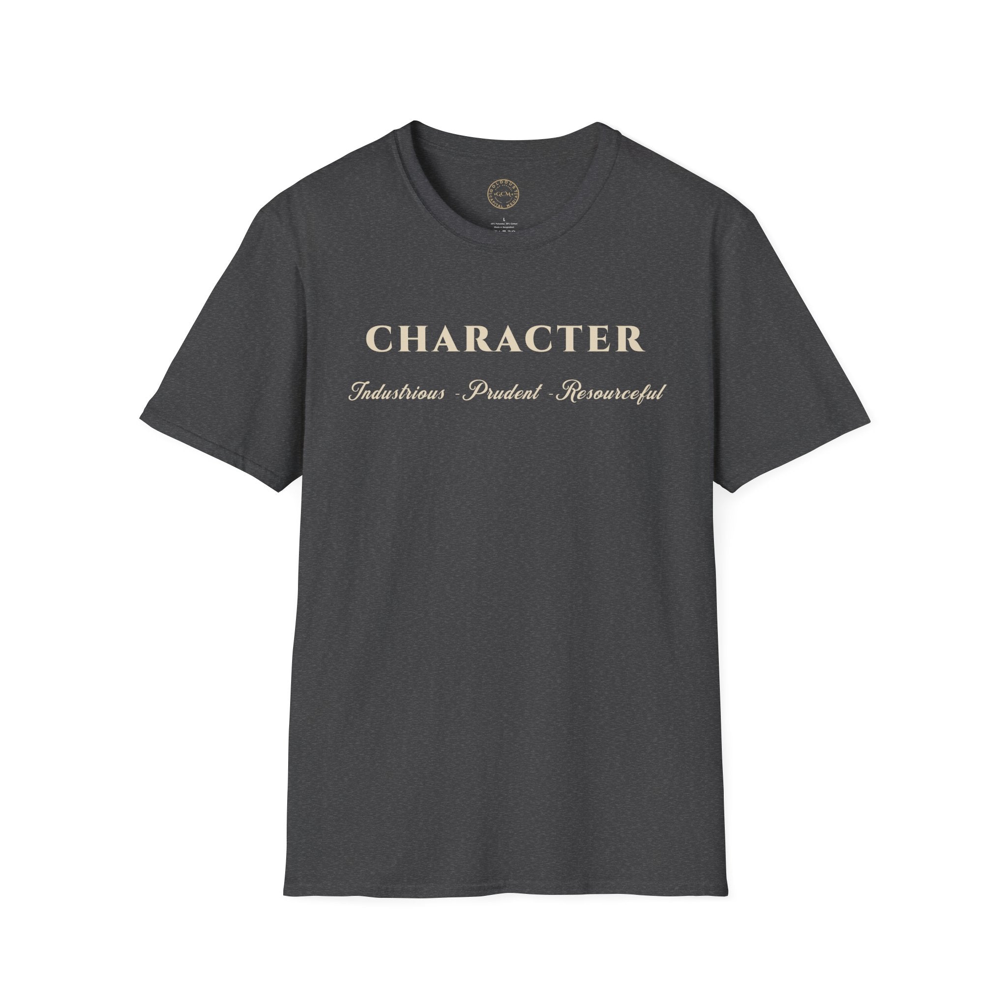 Character T-Shirt | Industrious • Prudent • Resourceful | Inspirational Tee