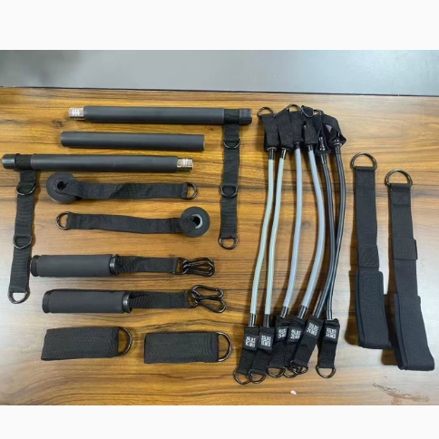 Pilates Resistance Band Push-Pull Rod Set – Home Fitness Equipment for Yoga, Stretching & Strength
