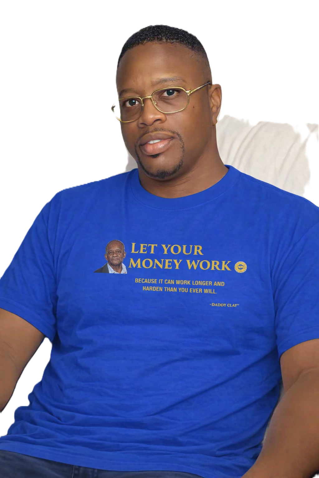 Let Your Money Work T-Shirt | Wealth Building Mindset Tee | Minimalist Financial Discipline Apparel | Investing & Stewardship Quote Shirt