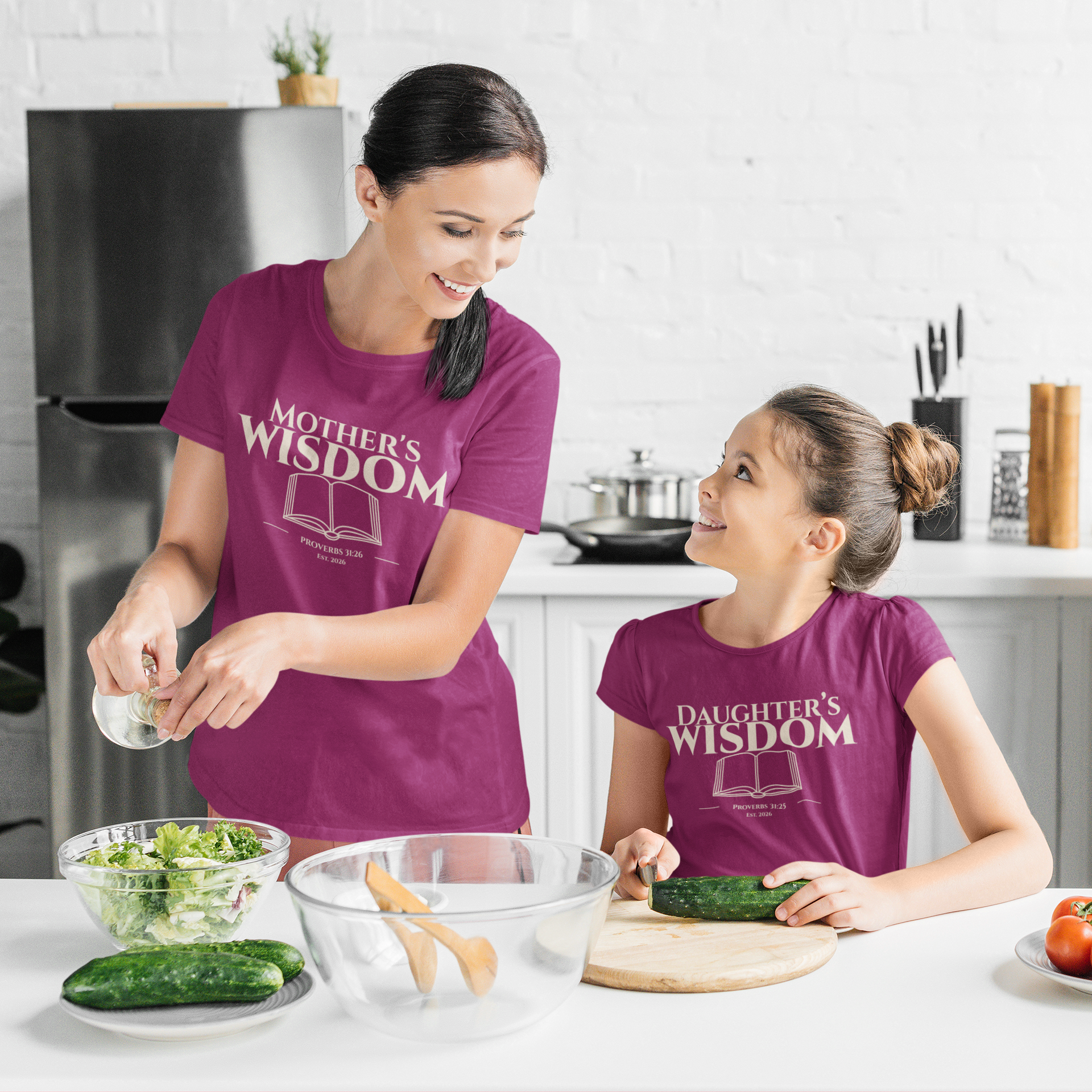Mother's Wisdom Bible Verse T-Shirt | Proverbs 31:26 Christian Gift for Mom | Religious Scripture Tee | Faith Based Apparel for Mothers