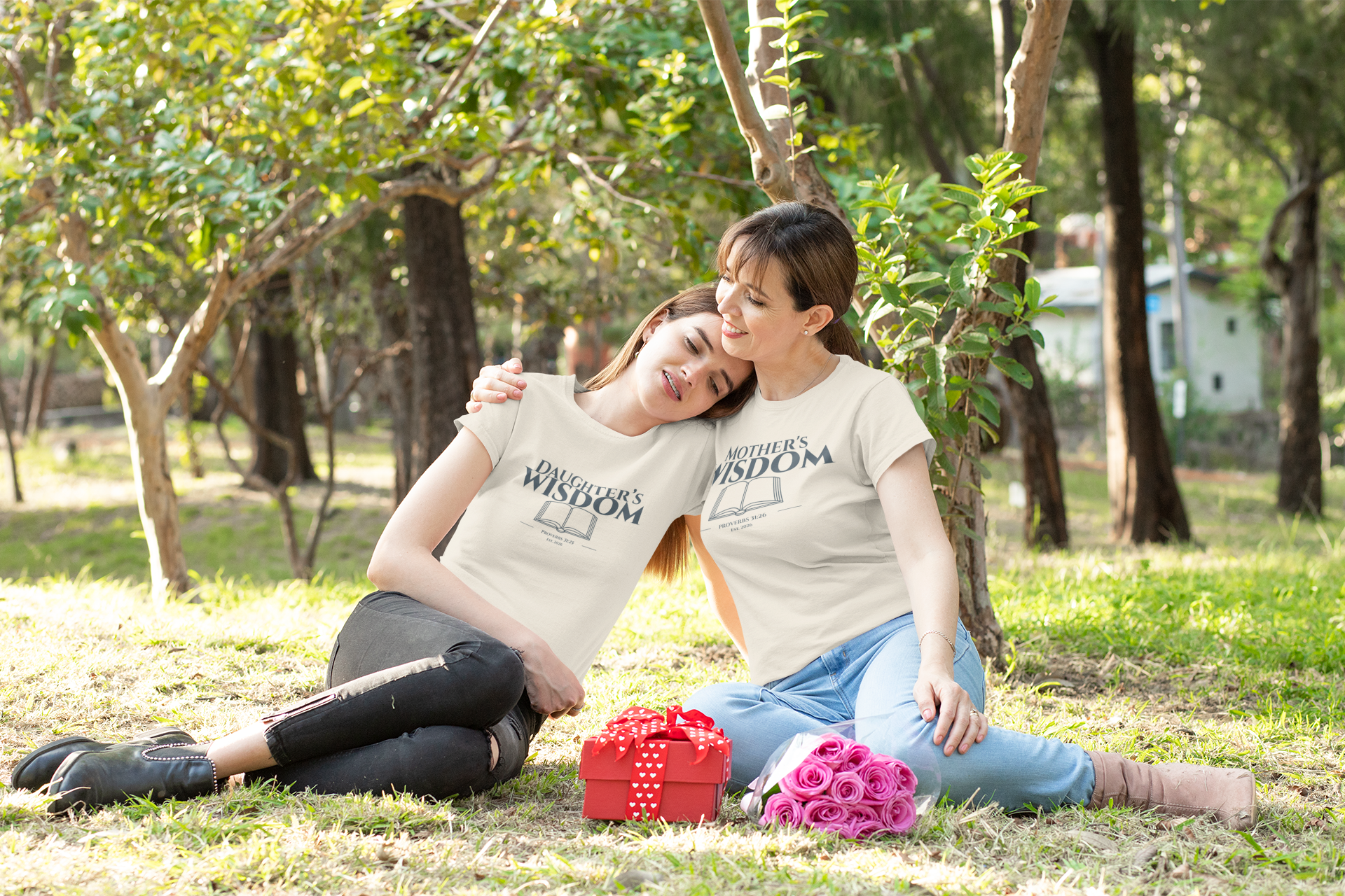 Mother's Wisdom Bible Verse T-Shirt | Proverbs 31:26 Christian Gift for Mom | Religious Scripture Tee | Faith Based Apparel for Mothers