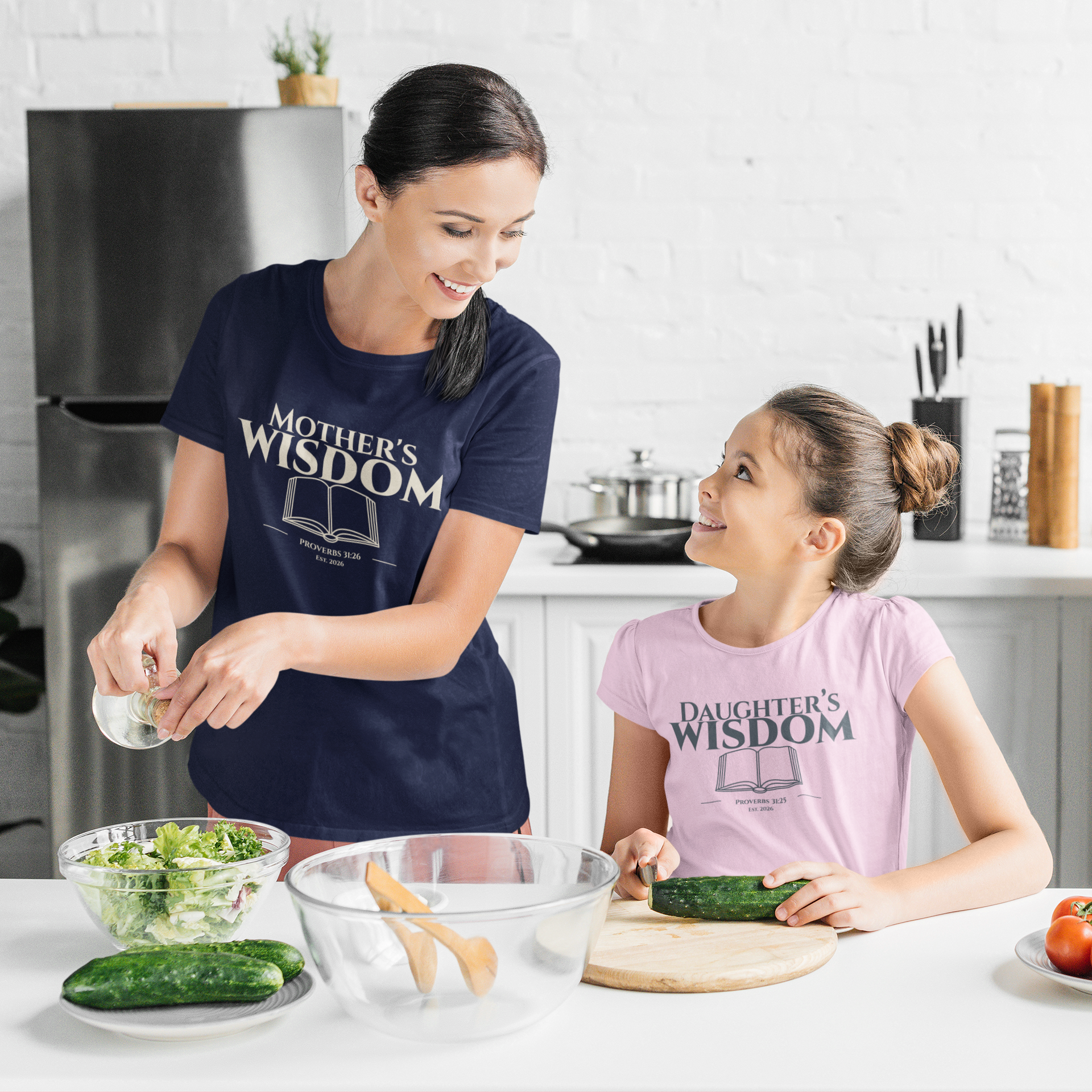Mother's Wisdom Bible Verse T-Shirt | Proverbs 31:26 Christian Gift for Mom | Religious Scripture Tee | Faith Based Apparel for Mothers