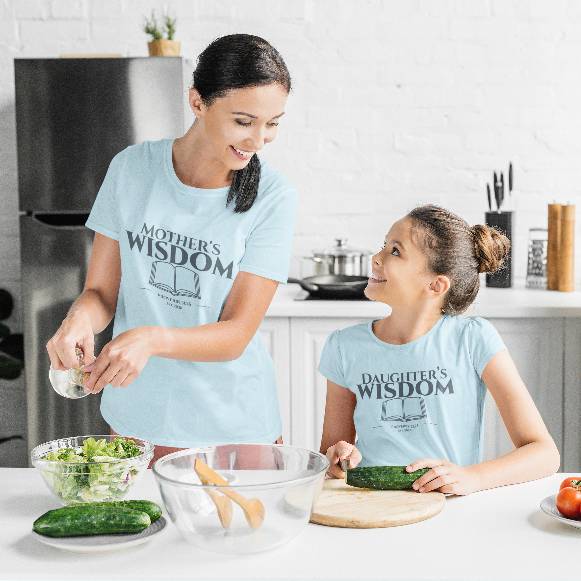 Mother's Wisdom Bible Verse T-Shirt | Proverbs 31:26 Christian Gift for Mom | Religious Scripture Tee | Faith Based Apparel for Mothers