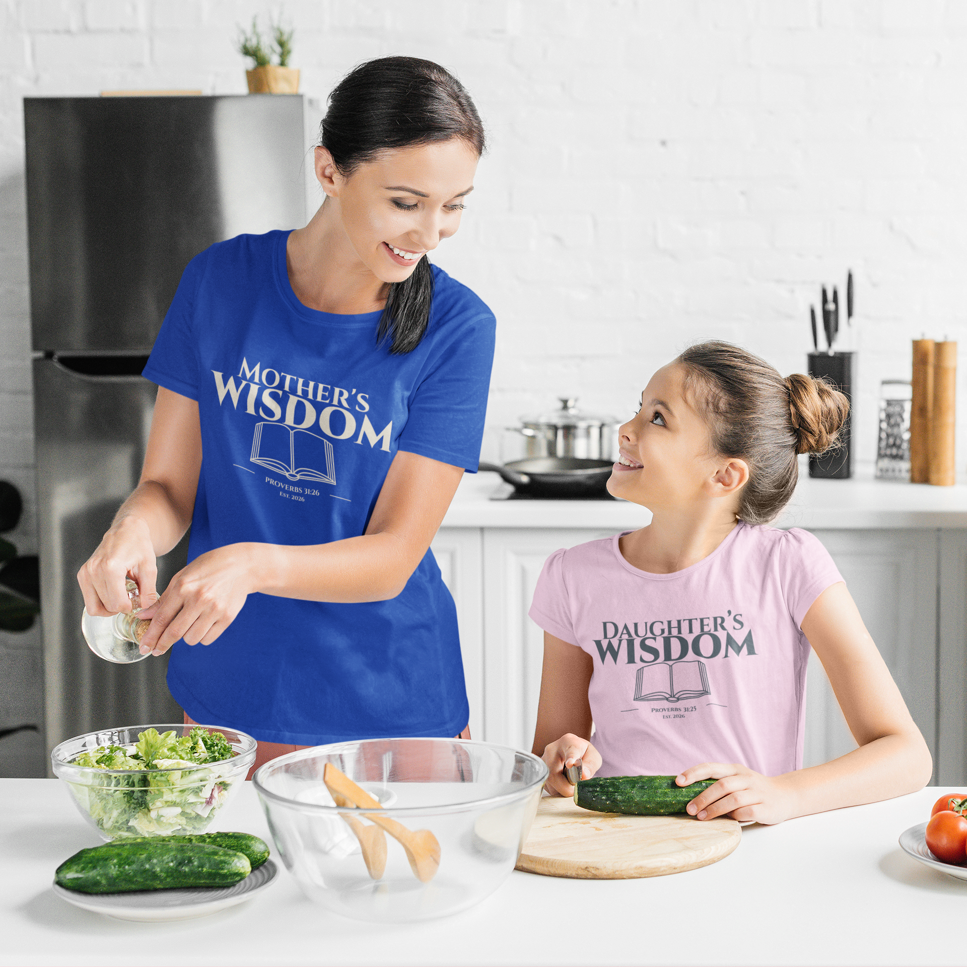 Mother's Wisdom Bible Verse T-Shirt | Proverbs 31:26 Christian Gift for Mom | Religious Scripture Tee | Faith Based Apparel for Mothers