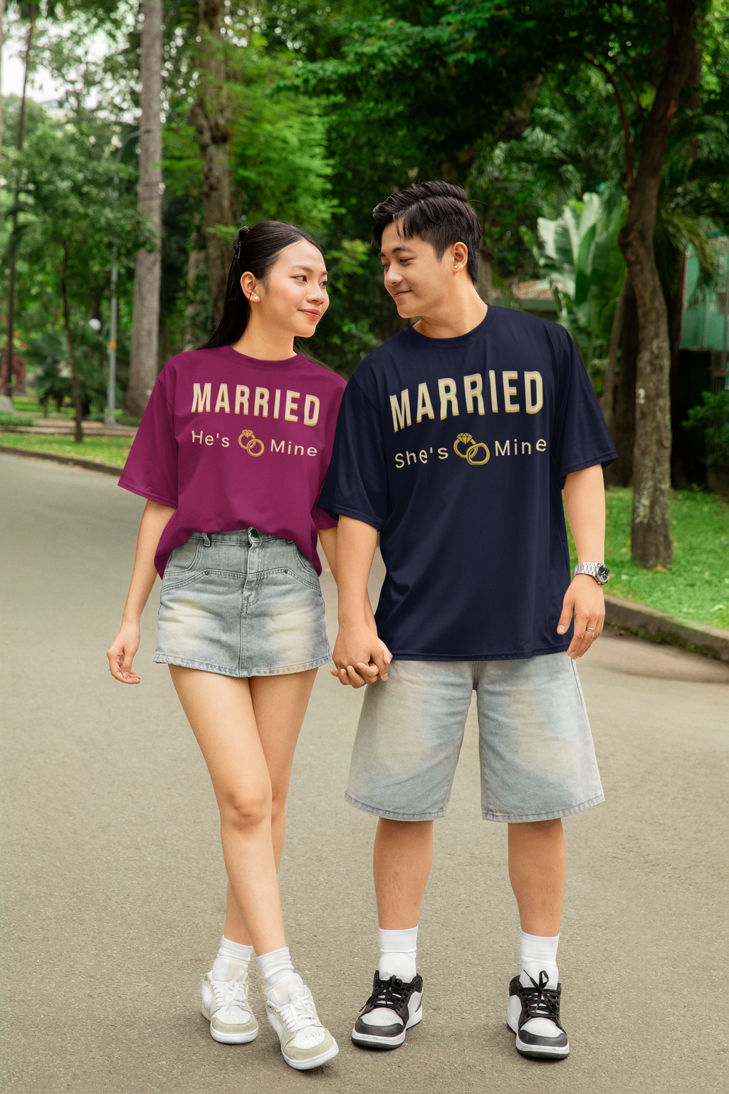 He's Mine Married T-Shirt | Wedding Milestone Tee | Bride Tee