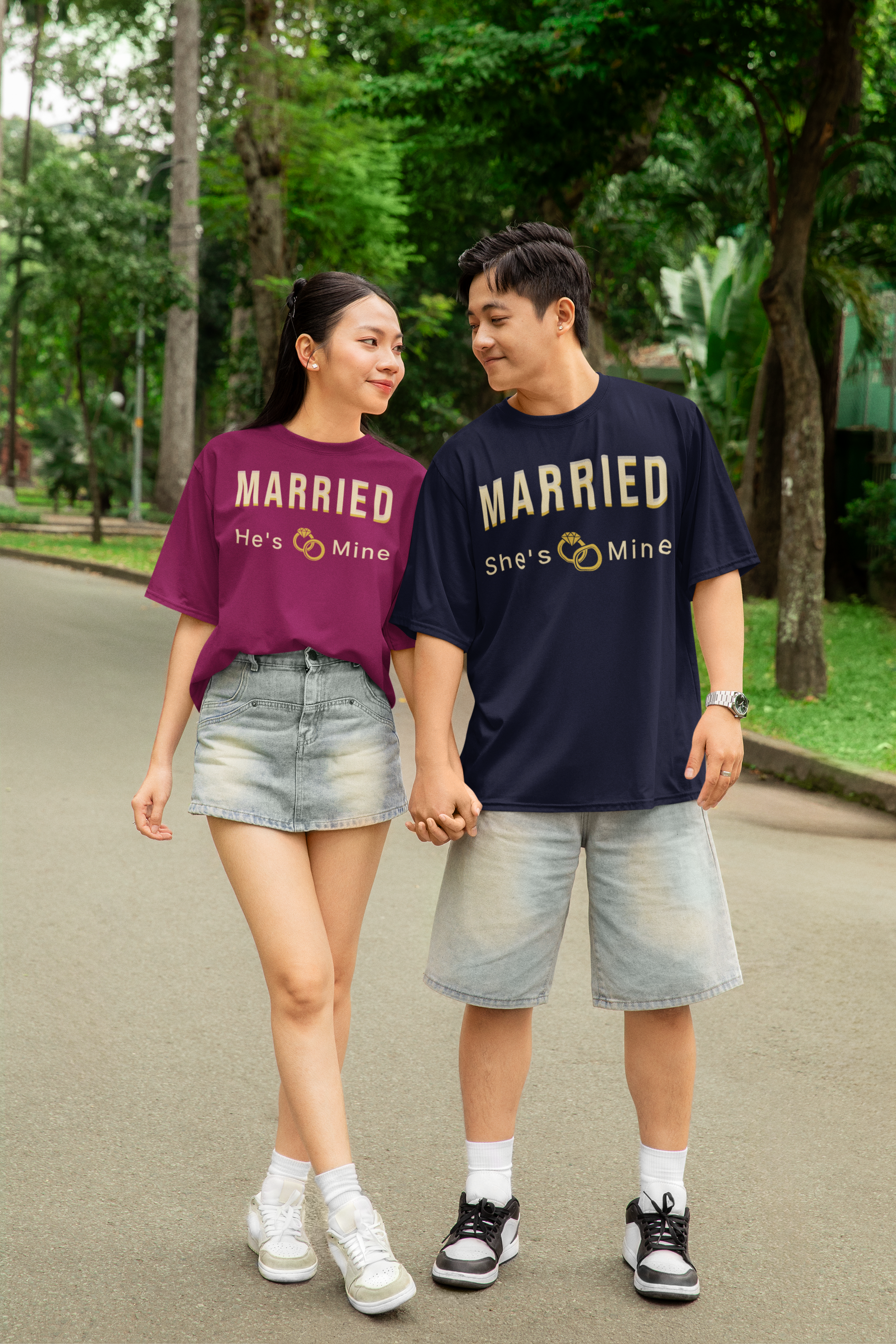 He's Mine Married T-Shirt | Wedding Milestone Tee | Bride Tee