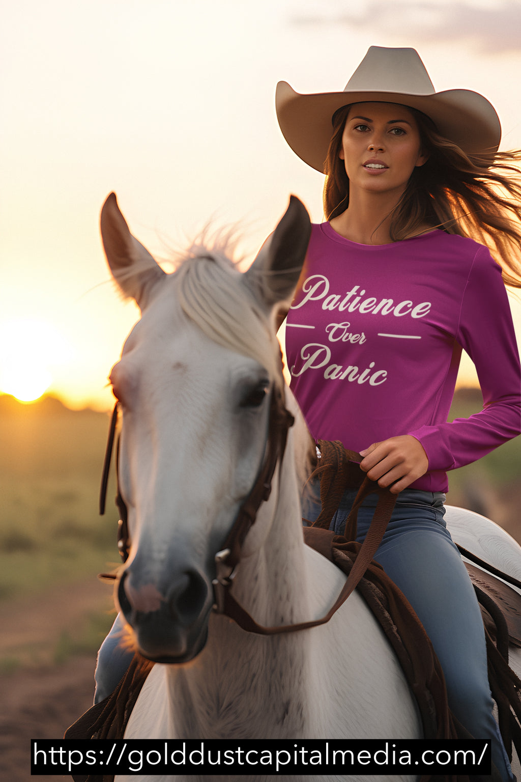 Patience Over Panic T-Shirt | Relaxed Mindset Inspirational Tee | Statement T-Shirt