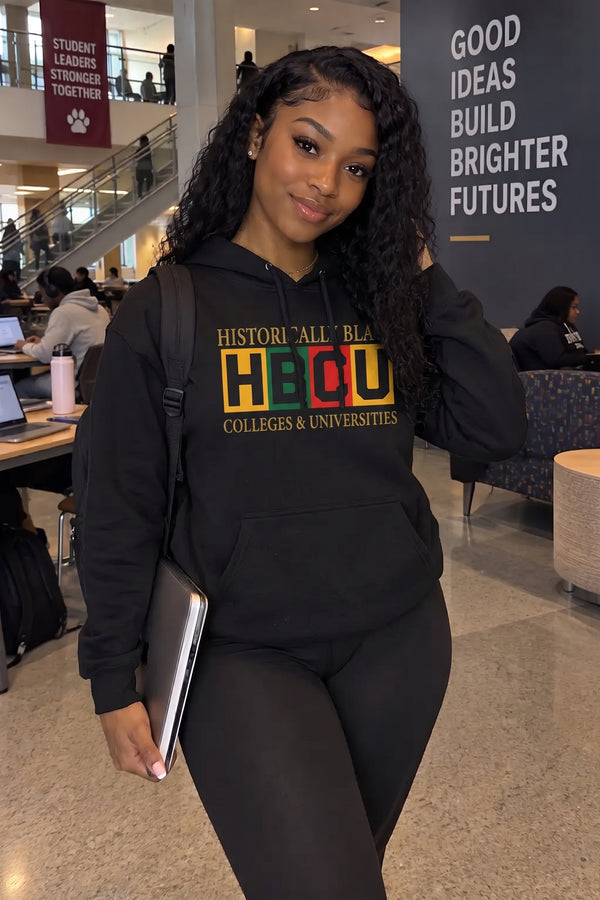 Historically Black HBCU Colleges & Universities Hoodie | Bold Block  Hoodie   Golddust Capital Media