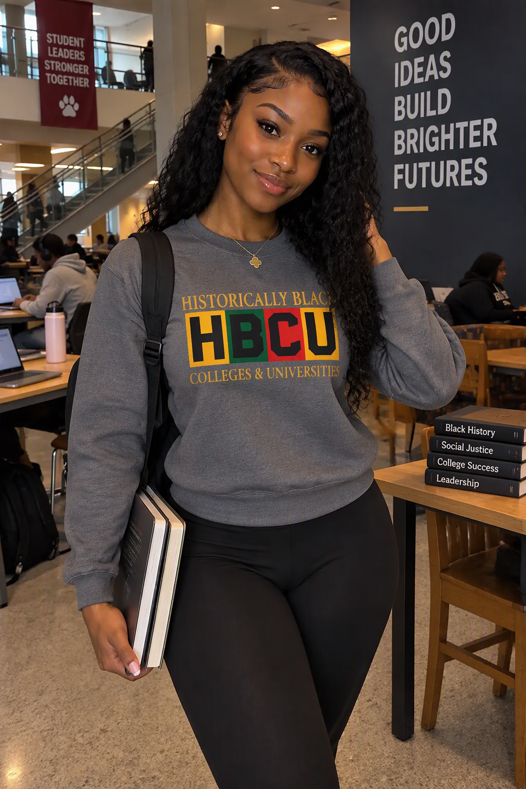 Historically Black HBCU Colleges & Universities Sweatshirt | Bold Block Design  Sweatshirt   Golddust Capital Media