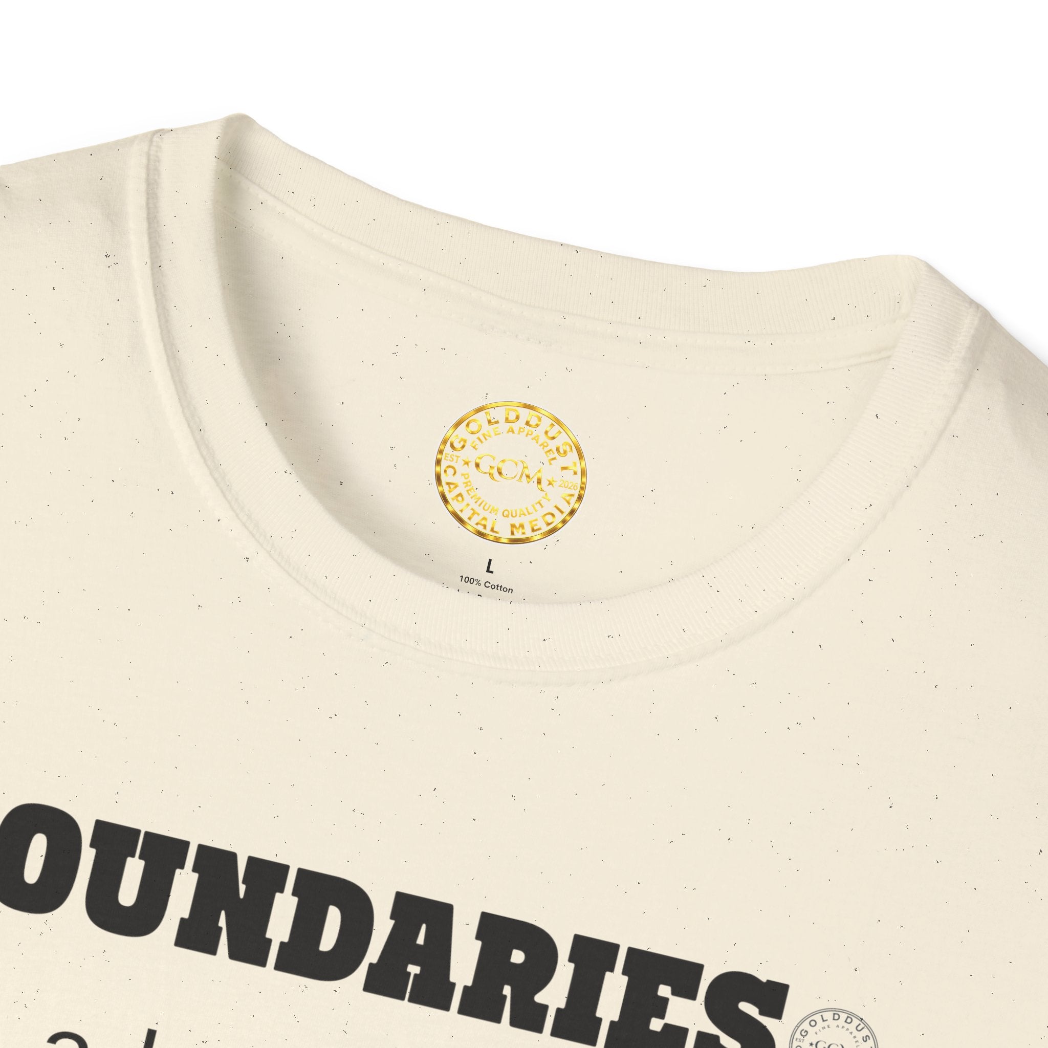 BOUNDARIES Habit | Minimalist Self Respect Tee | Emotional Wellness Clarity Apparel | Motivational Lifestyle Shirt | Locked In Collection