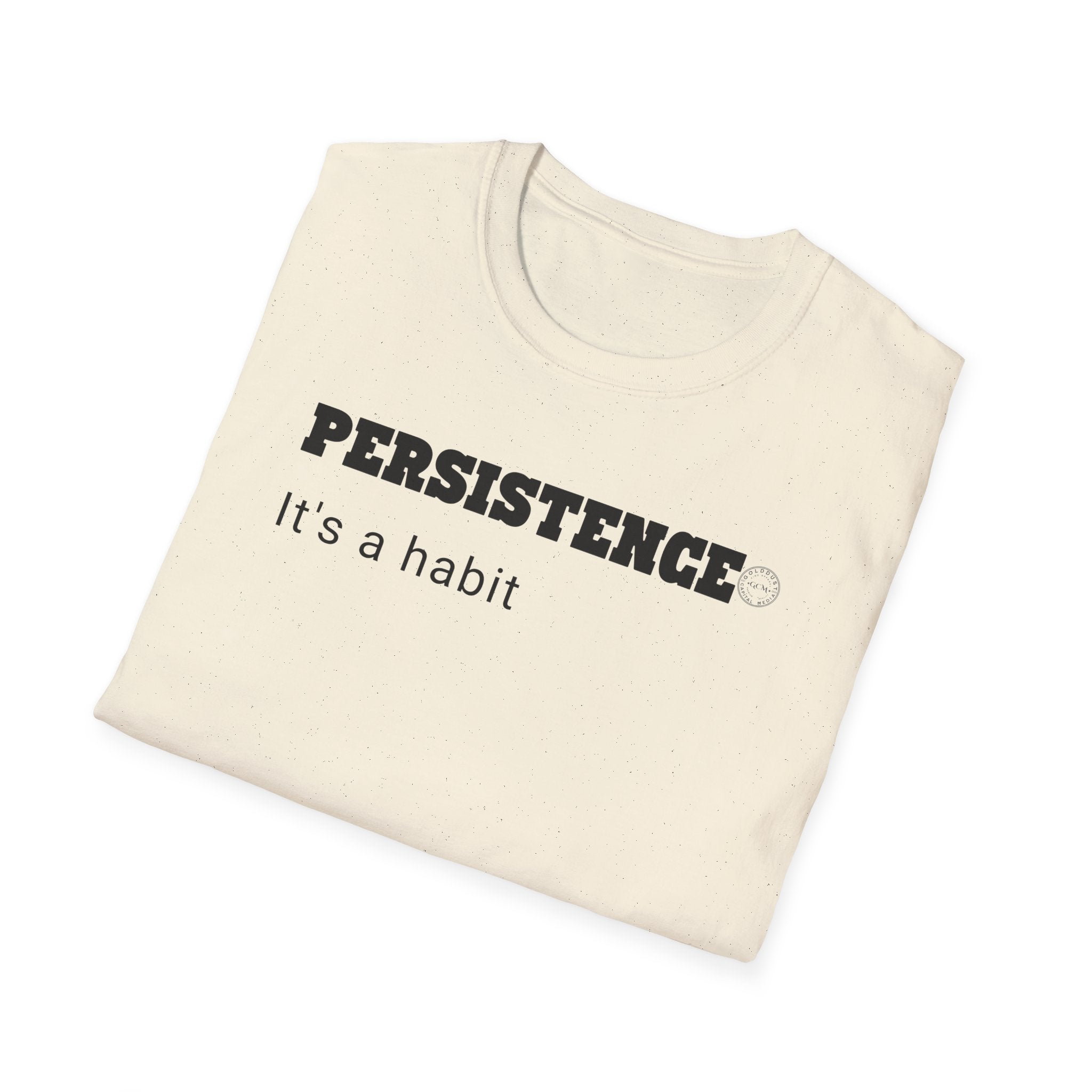 PERSISTENCE Habit T Shirt | Minimalist Self Respect Tee | Emotional Wellness & Clarity Apparel | Motivational Lifestyle Shirt | Locked In