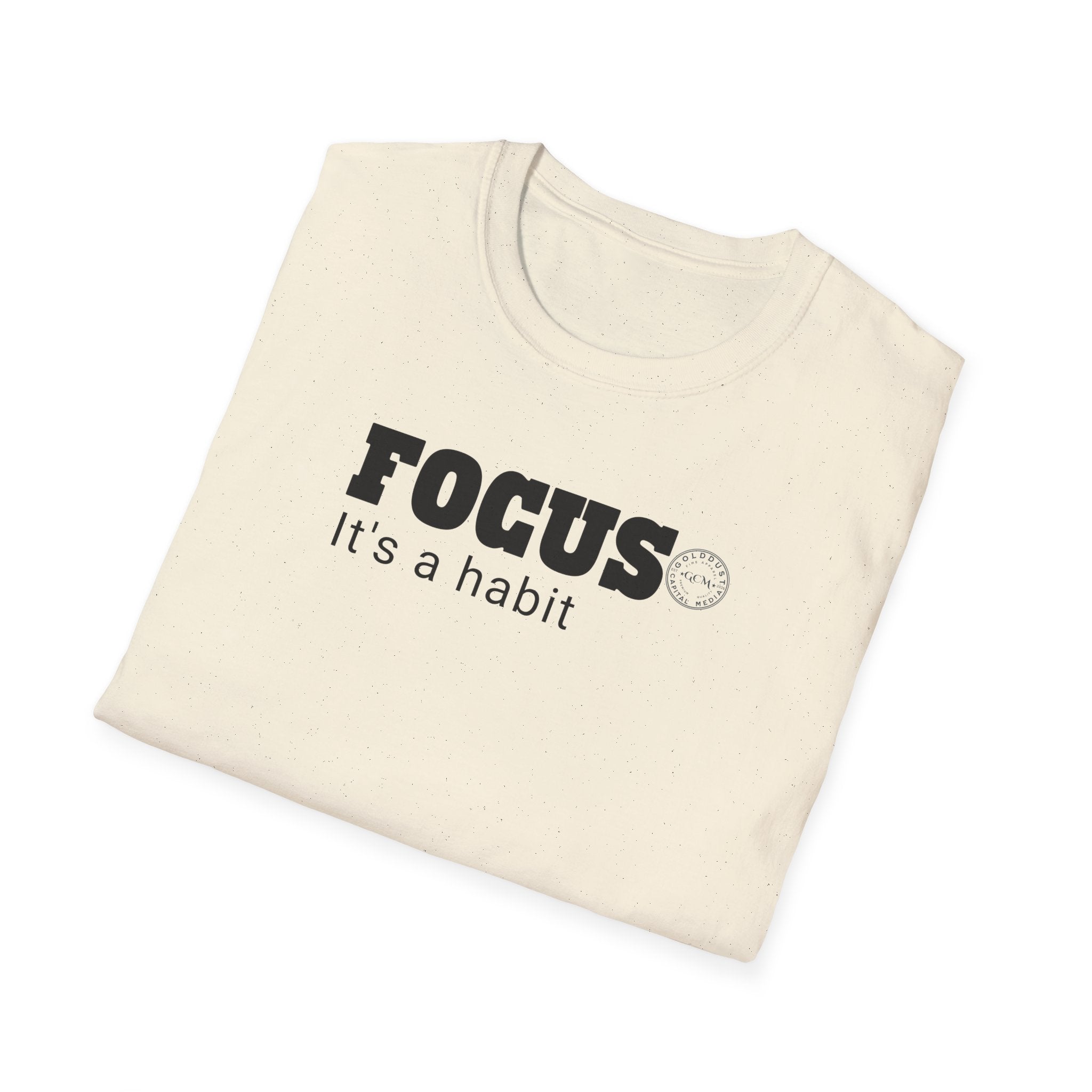 FOCUS Habit T Shirt| Minimalist Self Respect| Emotional Wellness | Clarity Apparel | Motivational Lifestyle Shirt | Locked In Collection