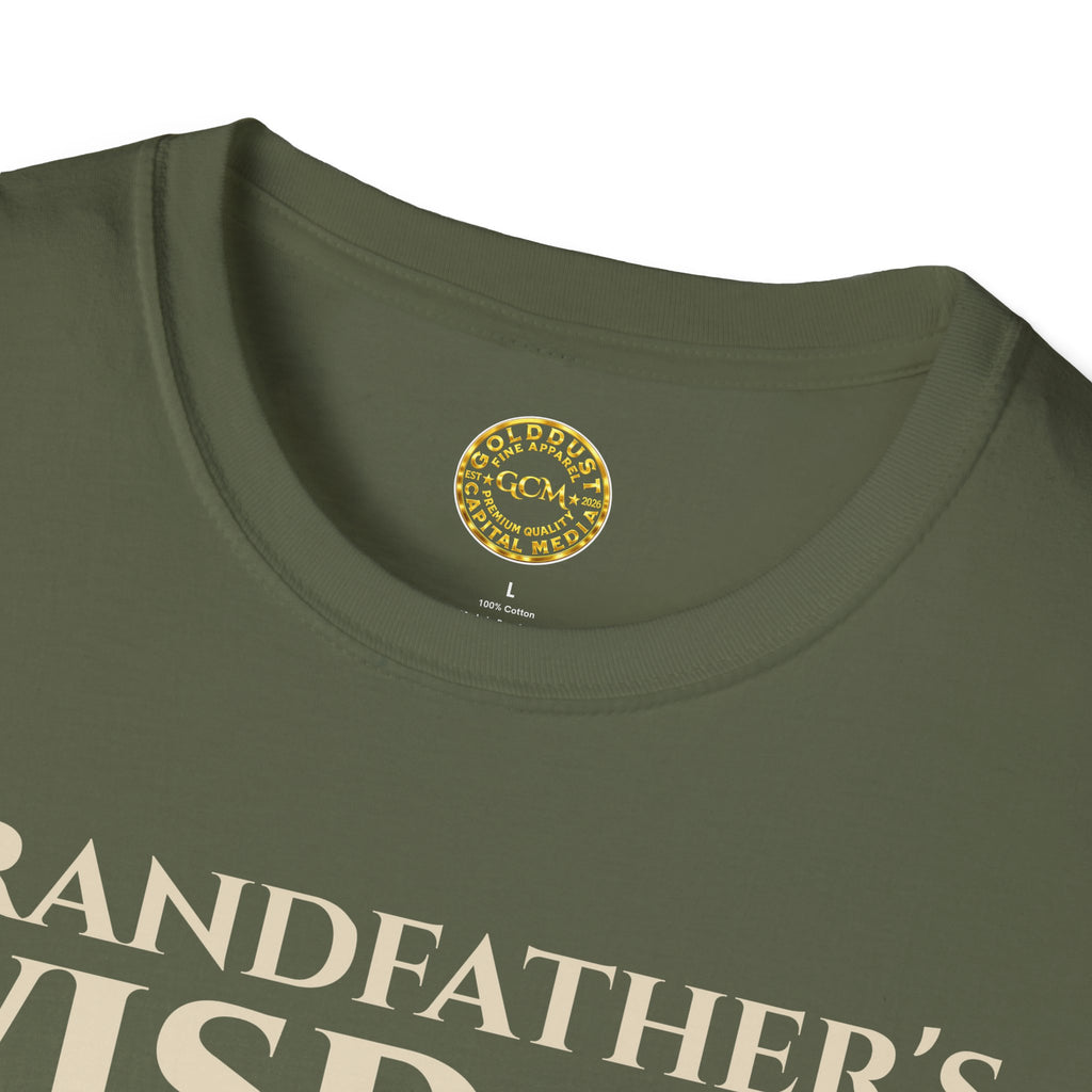 Grandfather's Wisdom Bible Verse T-Shirt | Proverbs 13:22 Christian Gift | Godly Patriarch Legacy Apparel | Religious Faith Shirt for Men