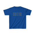 Graduate 2026 Kids Tee | Minimalist Repeating Gold Text, Graduation Shirt, Class of 2026