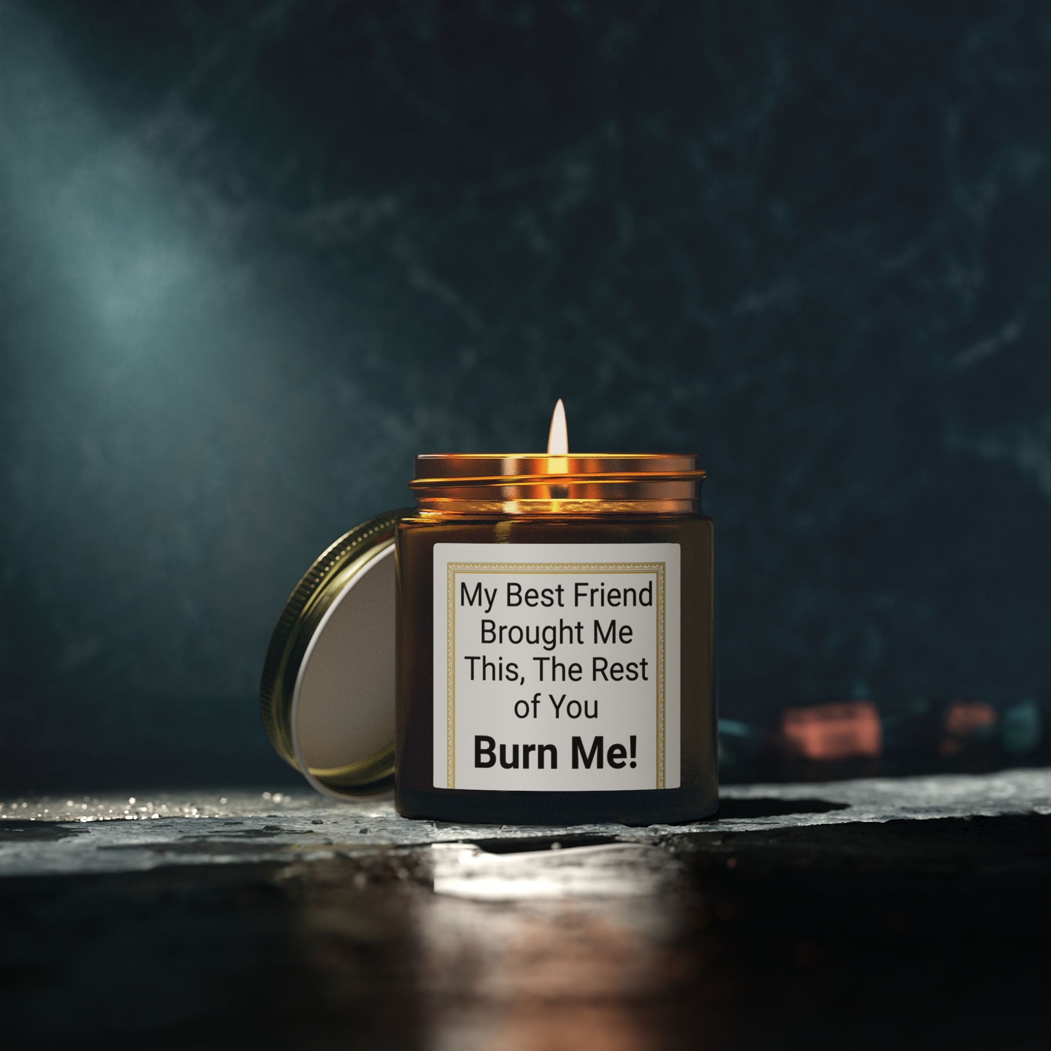 My Best Friend Brought Me This Burn Me! Candle | Peace & Serenity