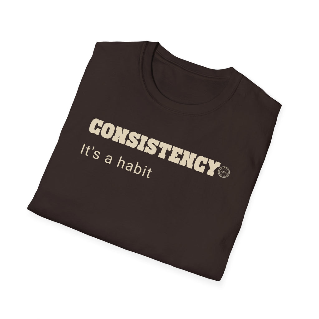 CONSISTENCY Habit T Shirt| Minimalist Self Respect| Emotional Wellness Tee | Clarity Apparel | Motivational Lifestyle Shirt | Locked In